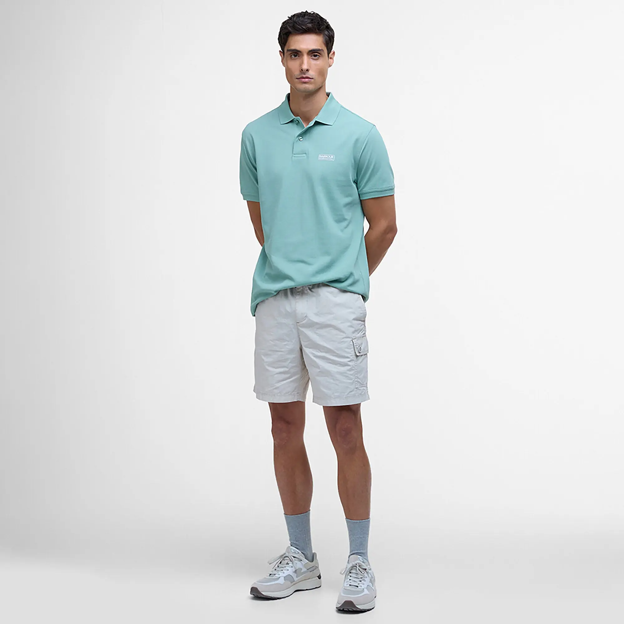 Product image 3 of 6 of Barbour International Men's Essential Polo Shirt - Granite