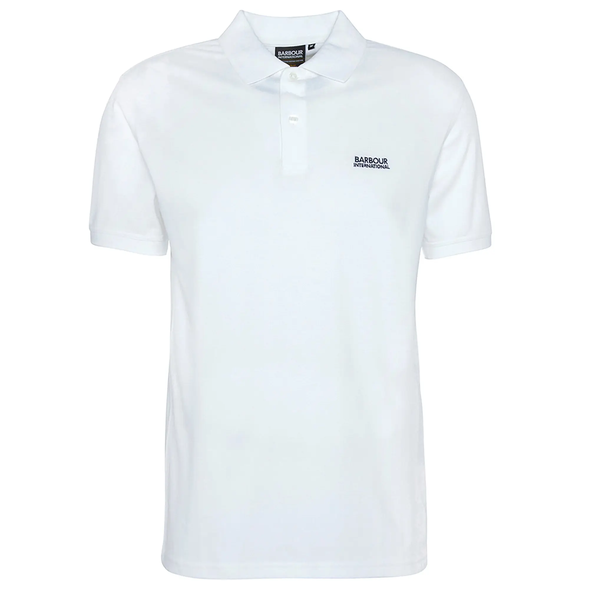 Product image 1 of 6 of Barbour International Men's Lightweight Pique Essential Polo Shirt - White