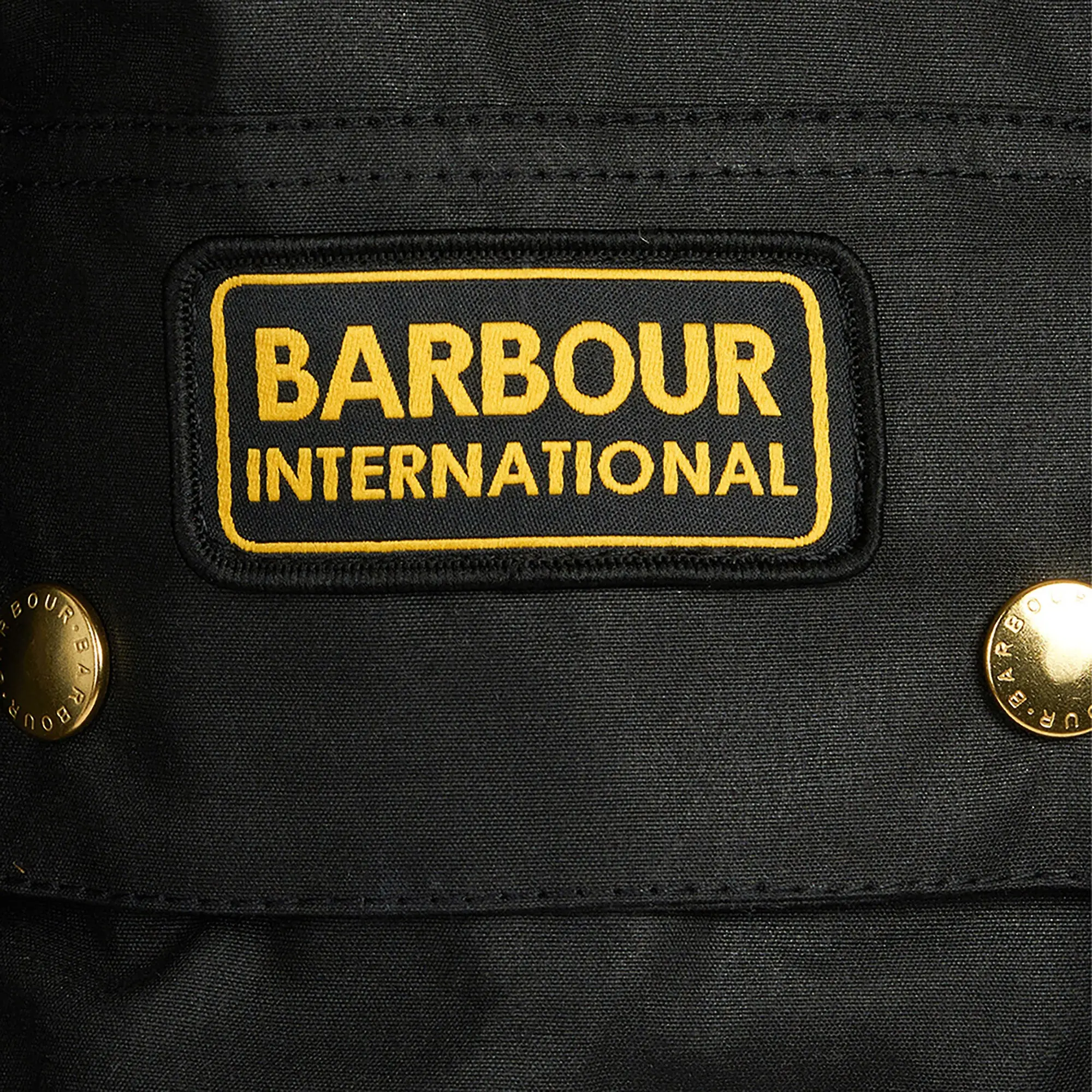 Product image 6 of 9 of Barbour International Men's Original Waxed Jacket - Black
