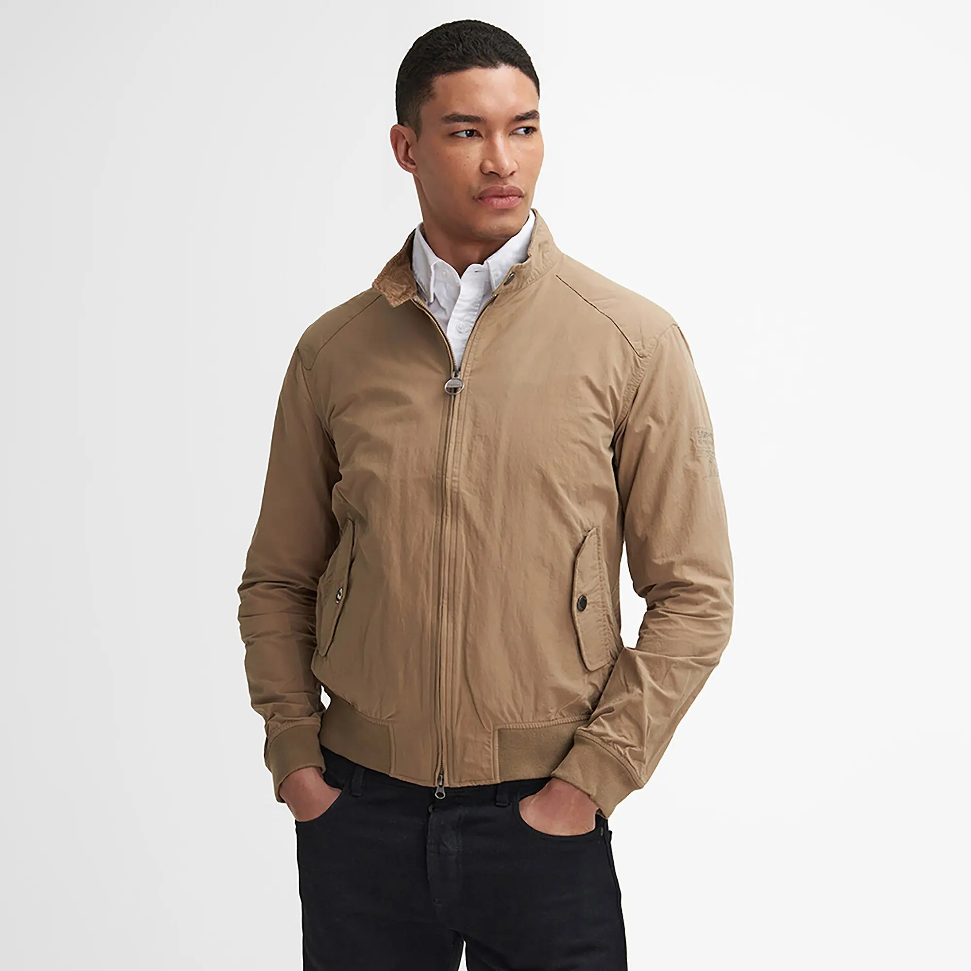 Product image 2 of 7 of Barbour International Men's Rectifier Harrington Jacket - Military Brown
