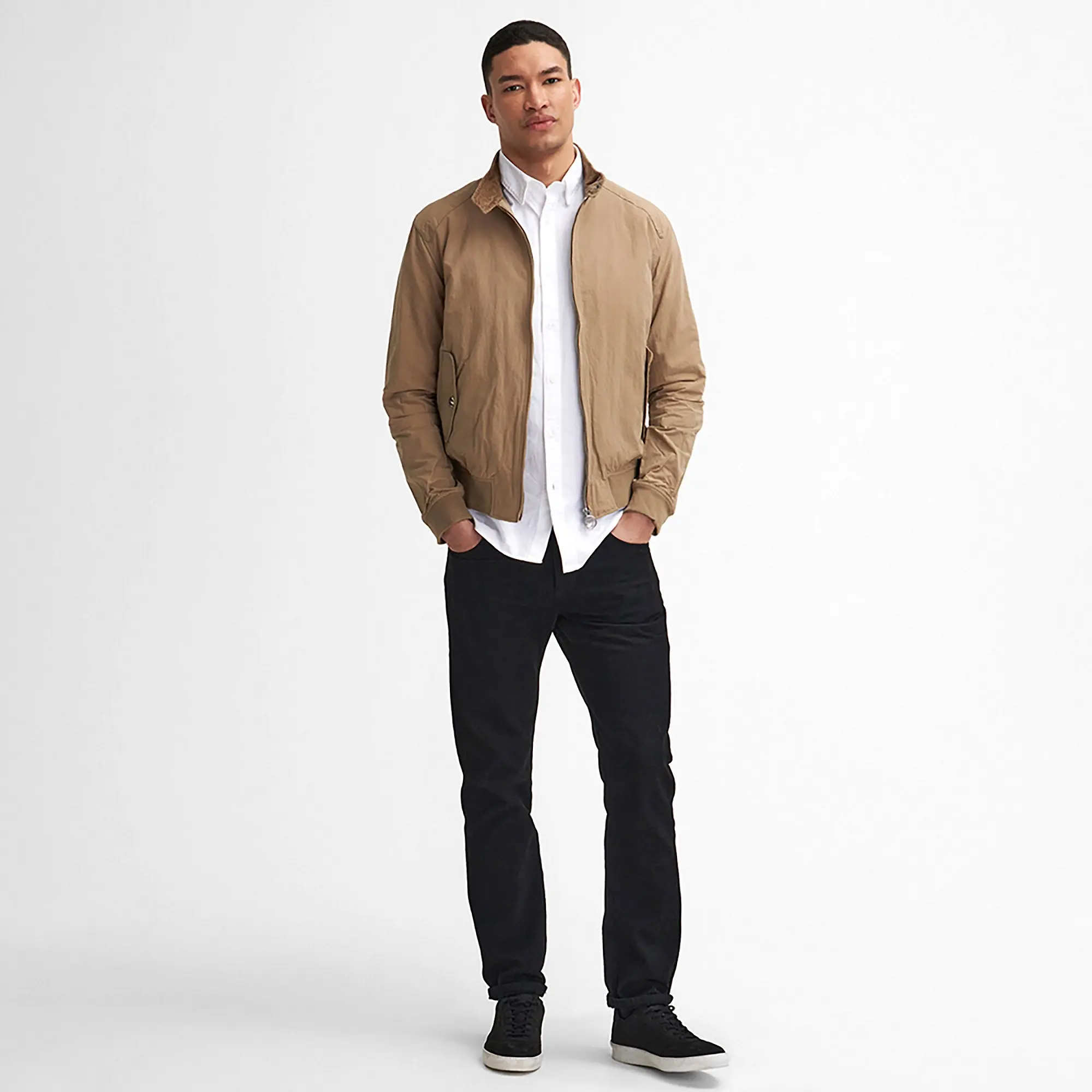 Product image 3 of 7 of Barbour International Men's Rectifier Harrington Jacket - Military Brown