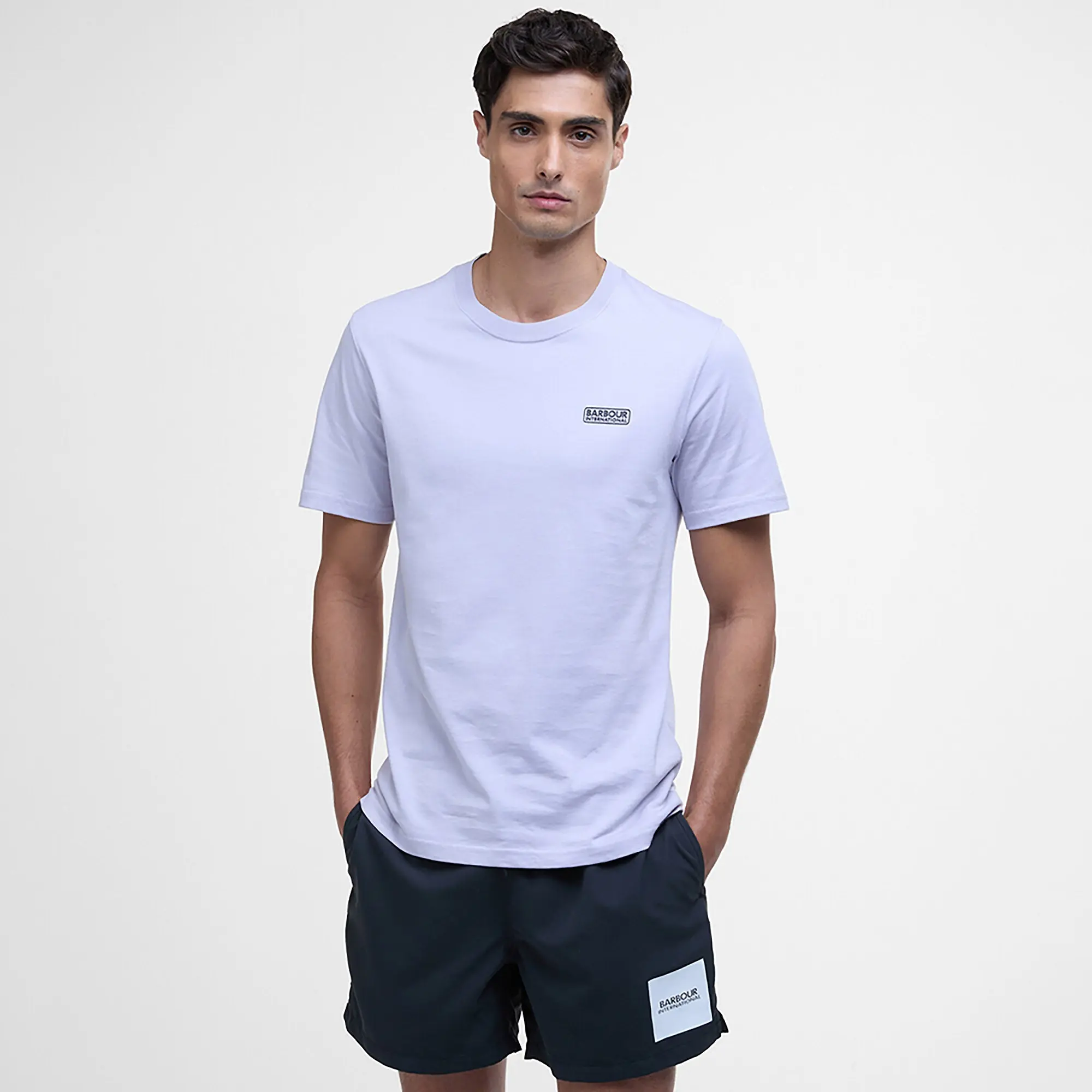 Product image 2 of 6 of Barbour International Men's Small Logo T-Shirt - Thistle