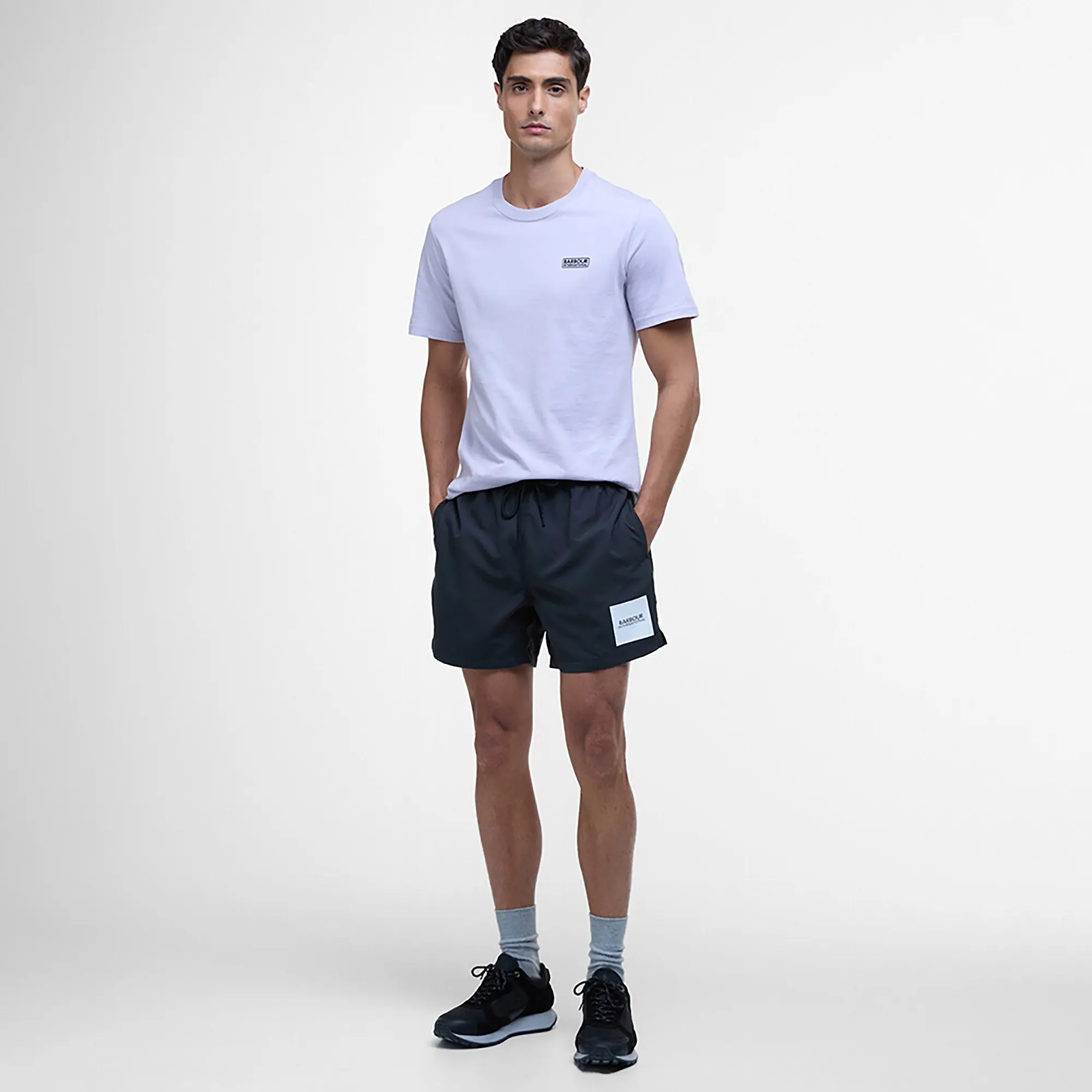 Product image 3 of 6 of Barbour International Men's Small Logo T-Shirt - Thistle