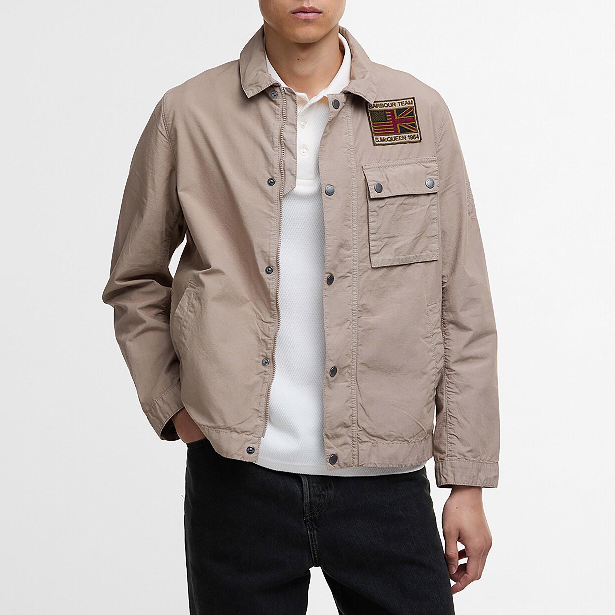 Barbour International Men's Workers Casual Jacket - Timberwolf