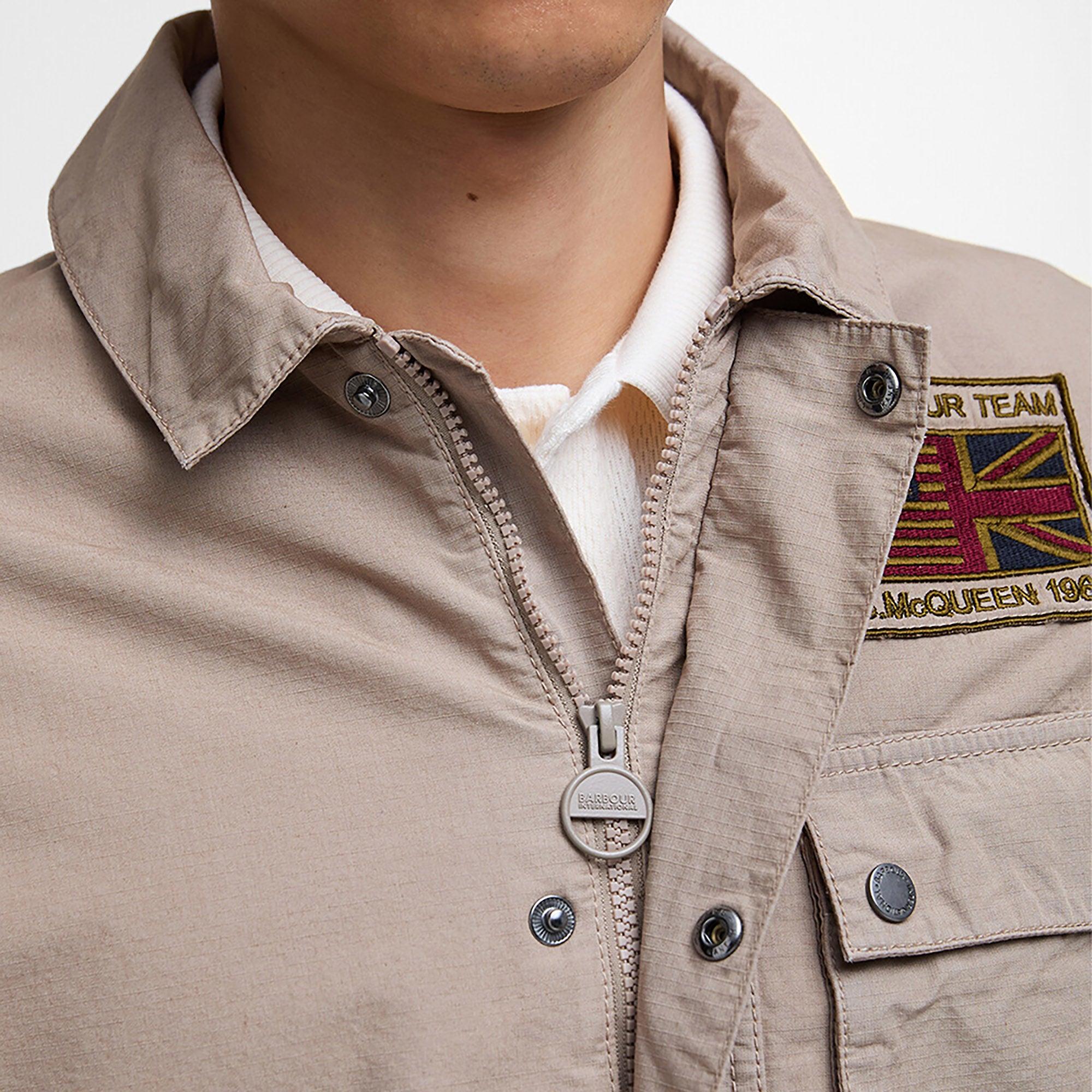 Barbour International Men's Workers Casual Jacket - Timberwolf Barbour International Men's Workers Casual Jacket - Timberwolf