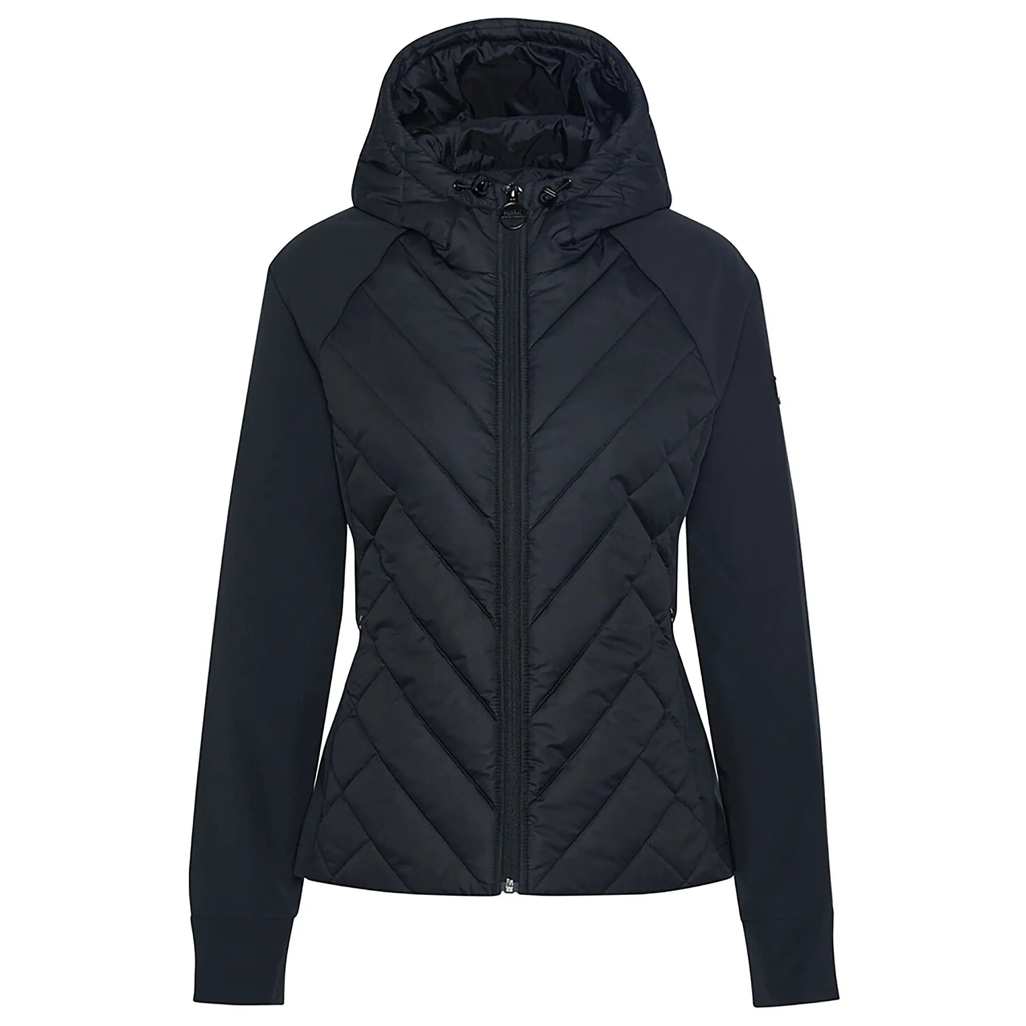 Product image 1 of 7 of Barbour International Women's Dakota Quilted Sweat Jacket - Black