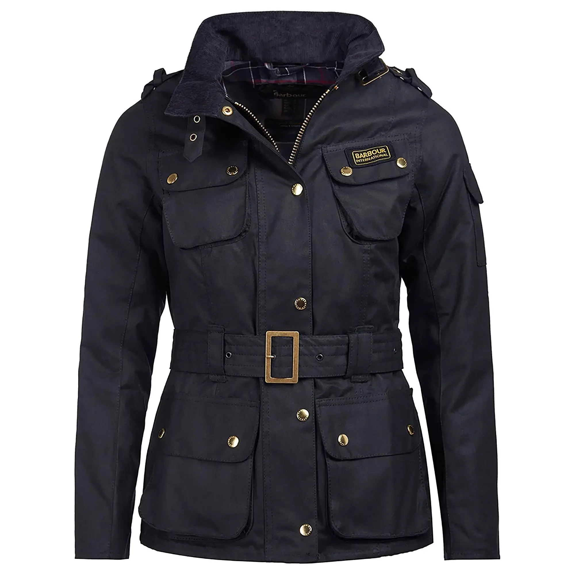 Product image 1 of 11 of Barbour International Women's International Wax Jacket - Black