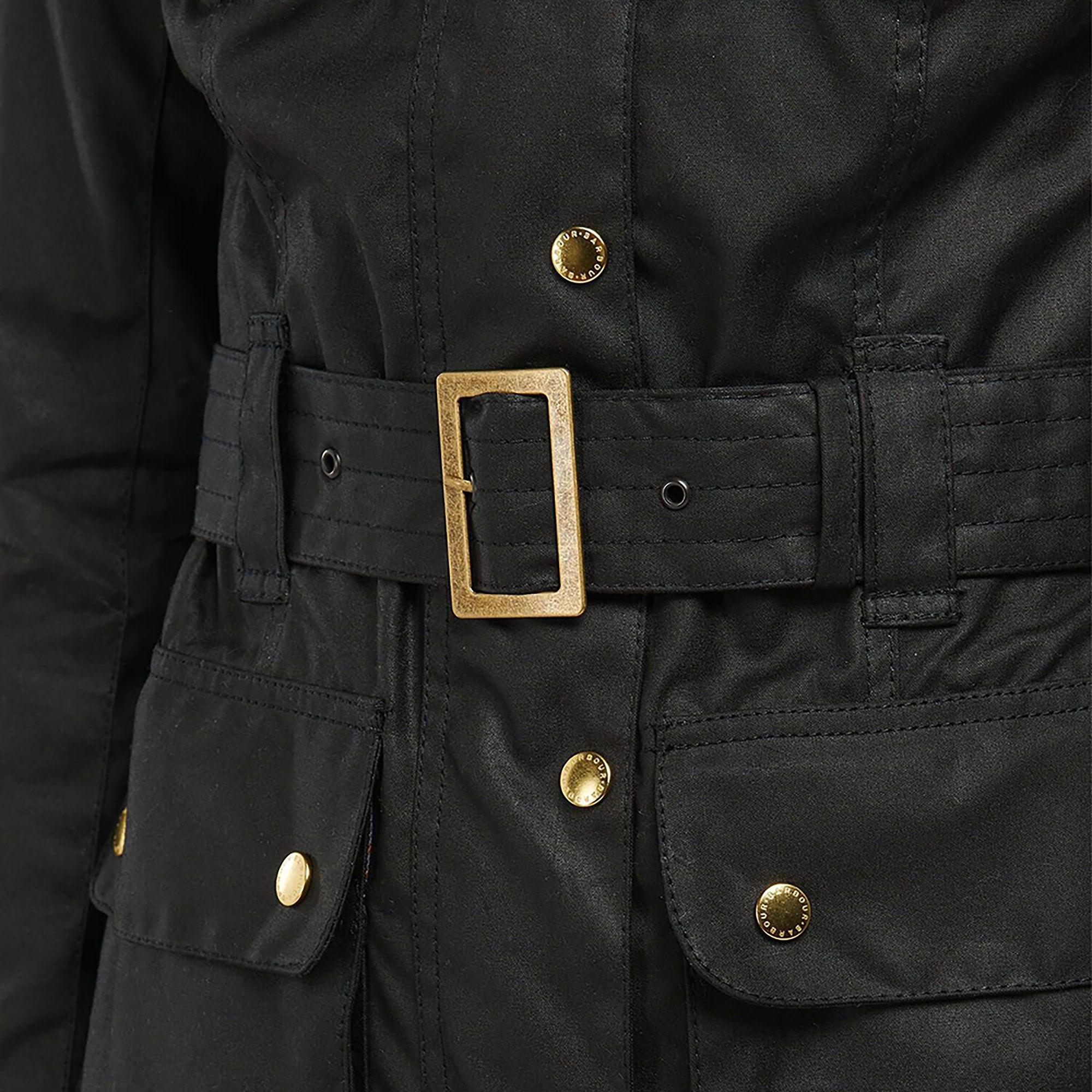 Barbour International Women's International Wax Jacket - Black