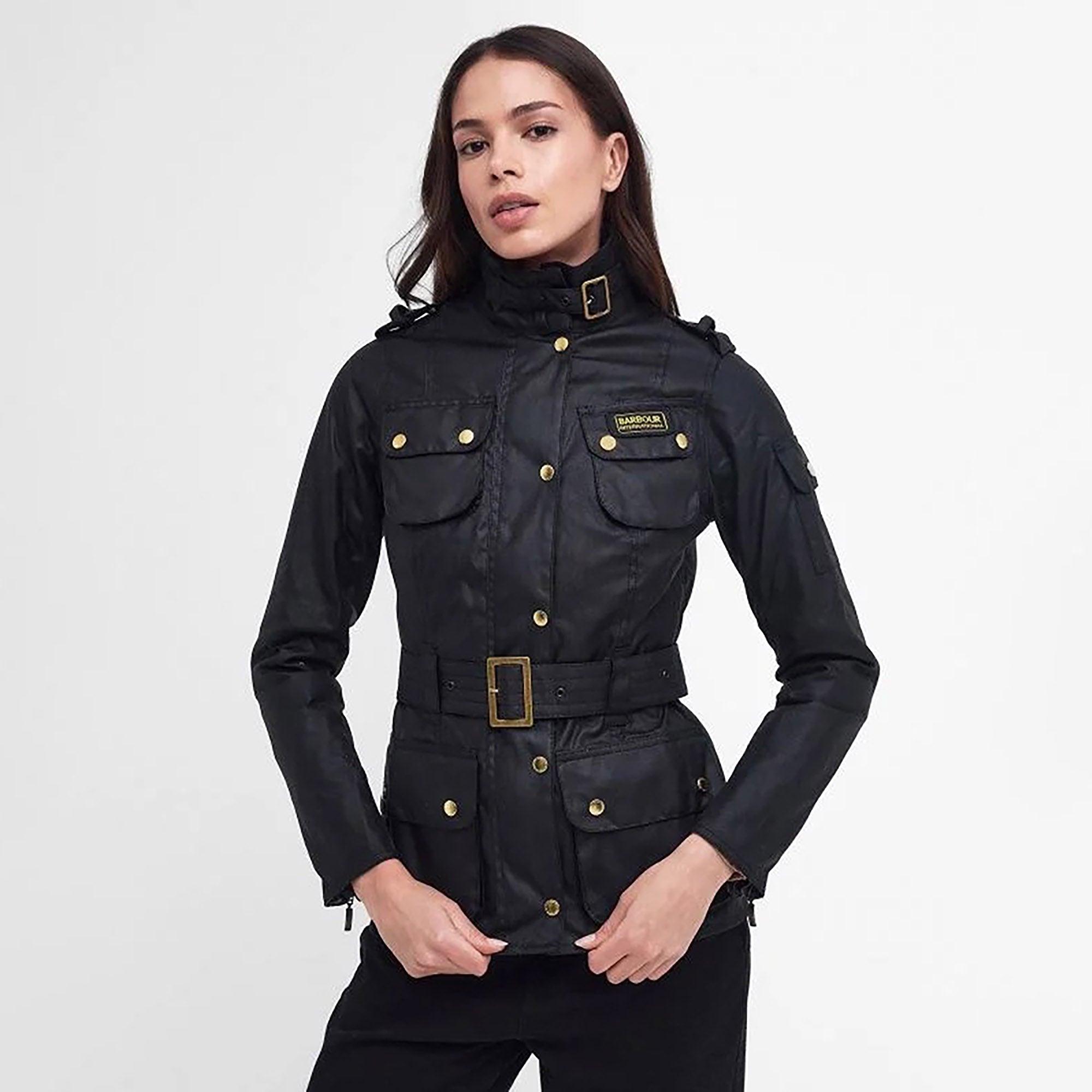 Barbour International Women's International Wax Jacket - Black
