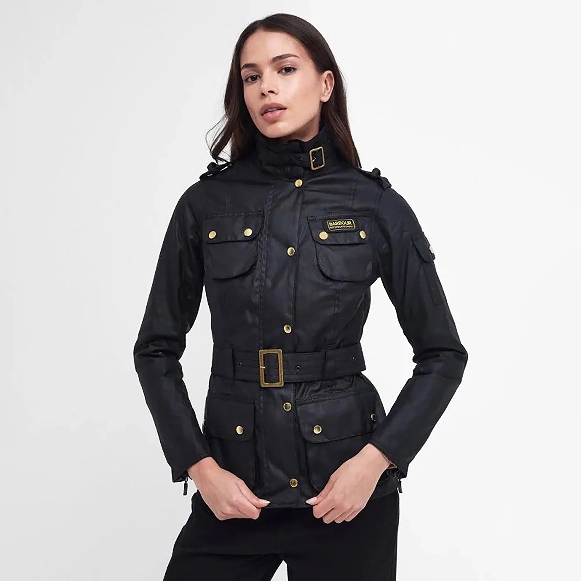 Product image 2 of 11 of Barbour International Women's International Wax Jacket - Black
