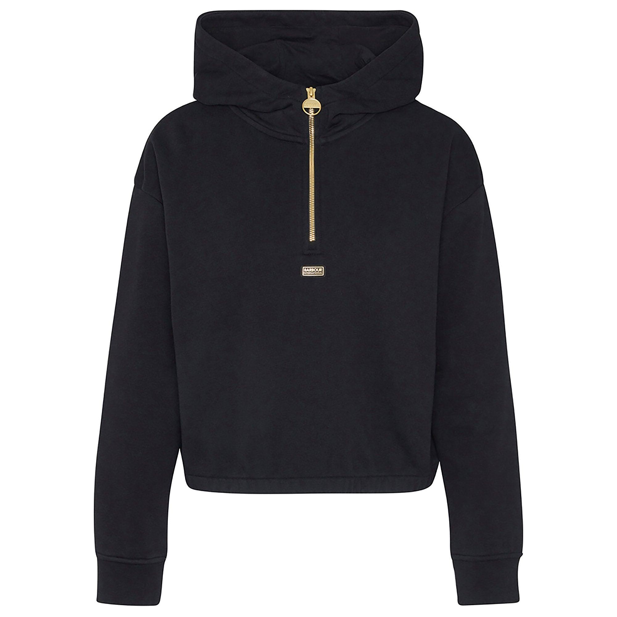 Barbour International Women's Priya Hoodie - Black | British Attire