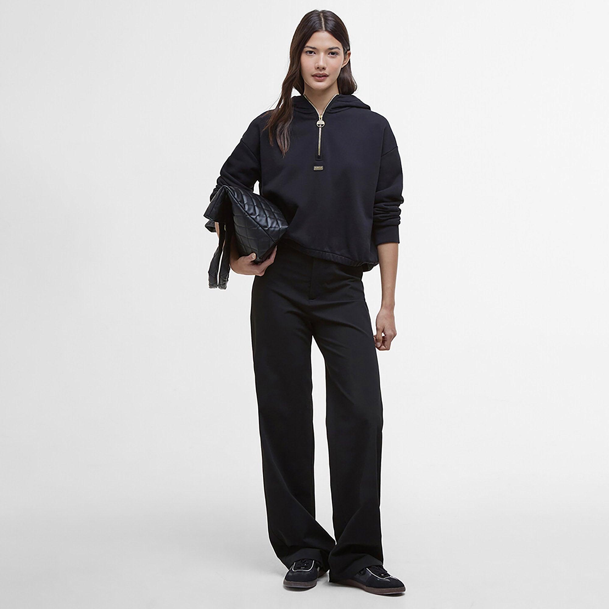 Barbour International Women's Priya Hoodie - Black | British Attire