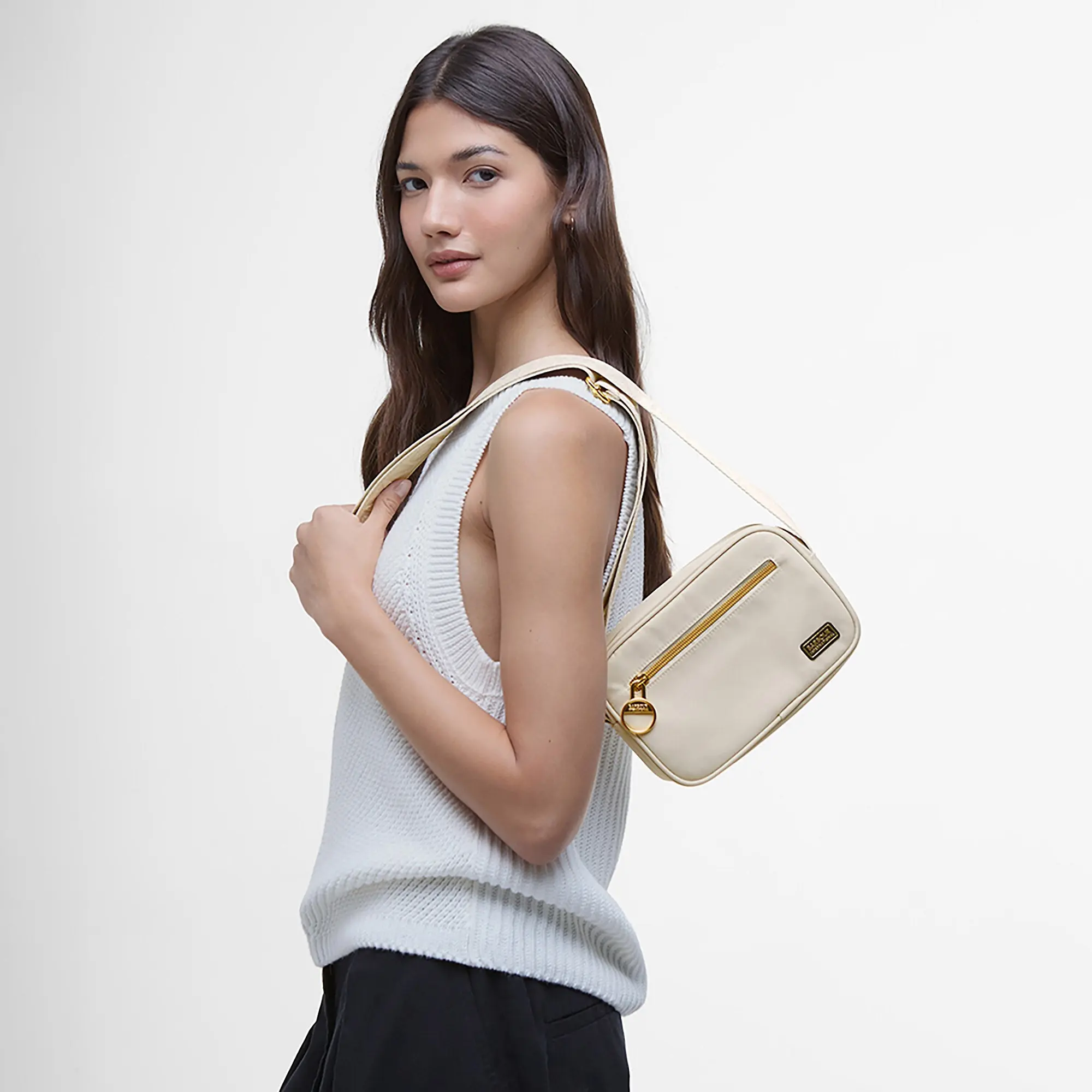 Product image 2 of 9 of Barbour International Women's Qualify Micro Crossbody Bag - Light Pearl