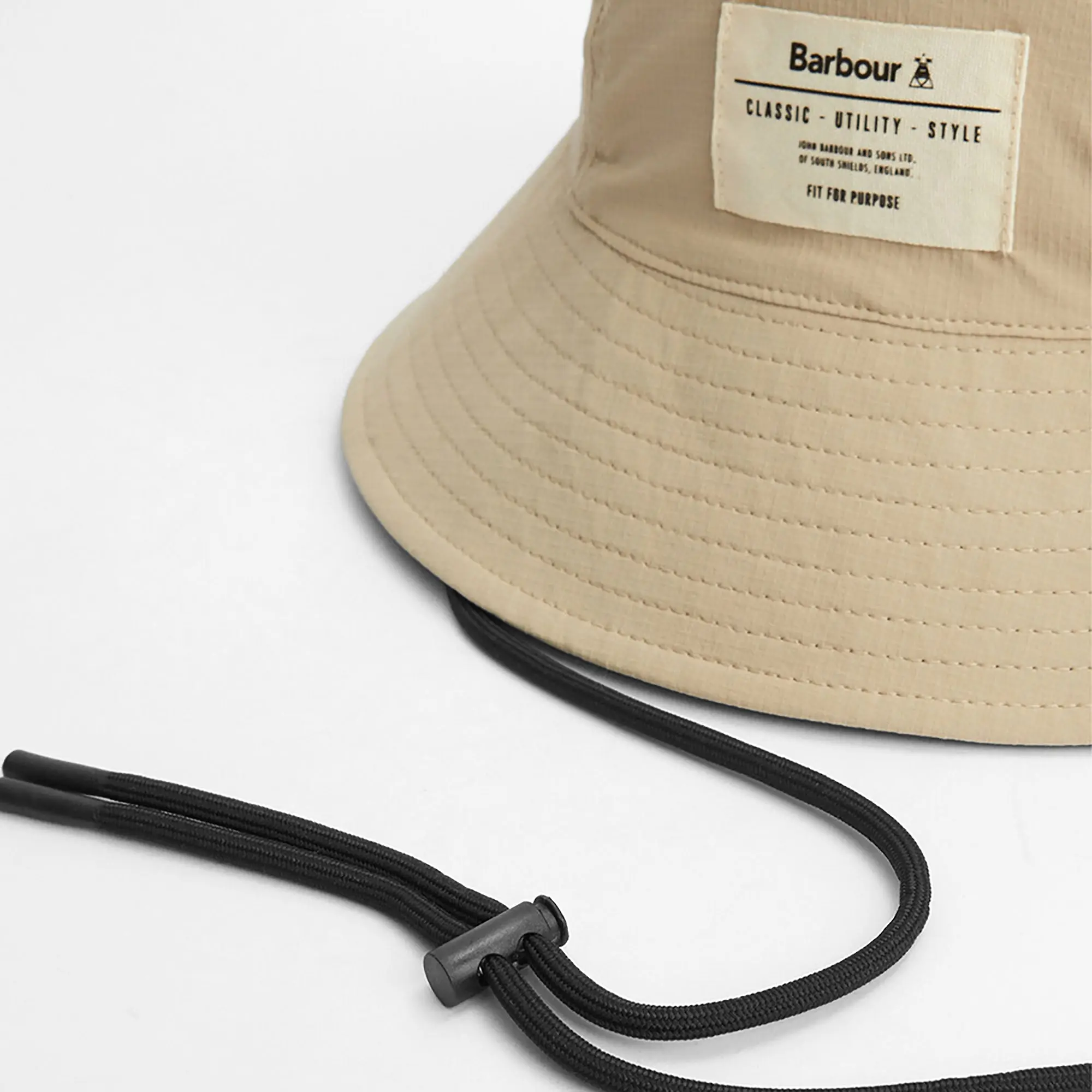 Product image 7 of 9 of Barbour Men's Bidlam Showerproof Reversible Bucket Hat - Concrete/Olive