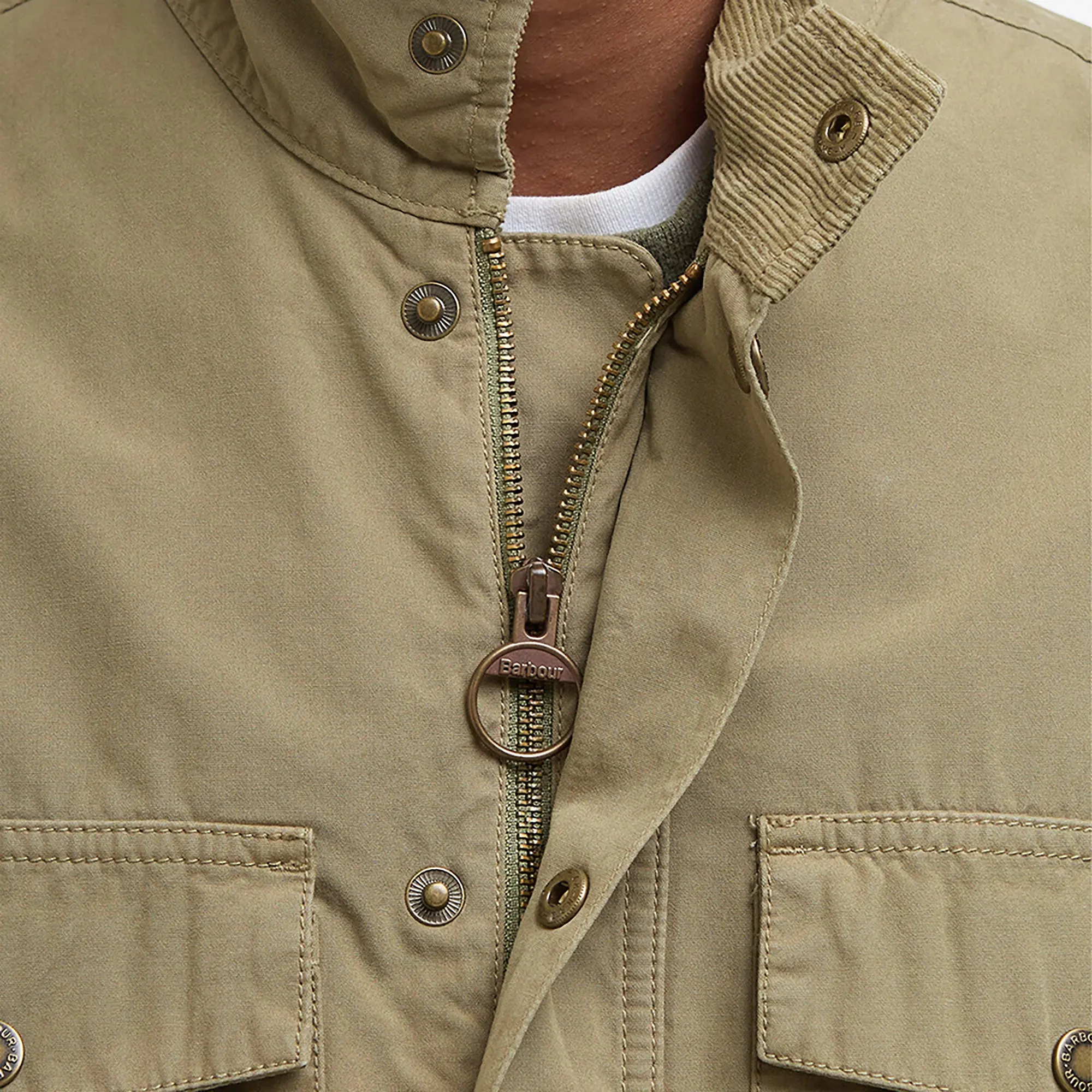 Product image 6 of 8 of Barbour Men's Casual Corbridge Gilet - Bleached Olive