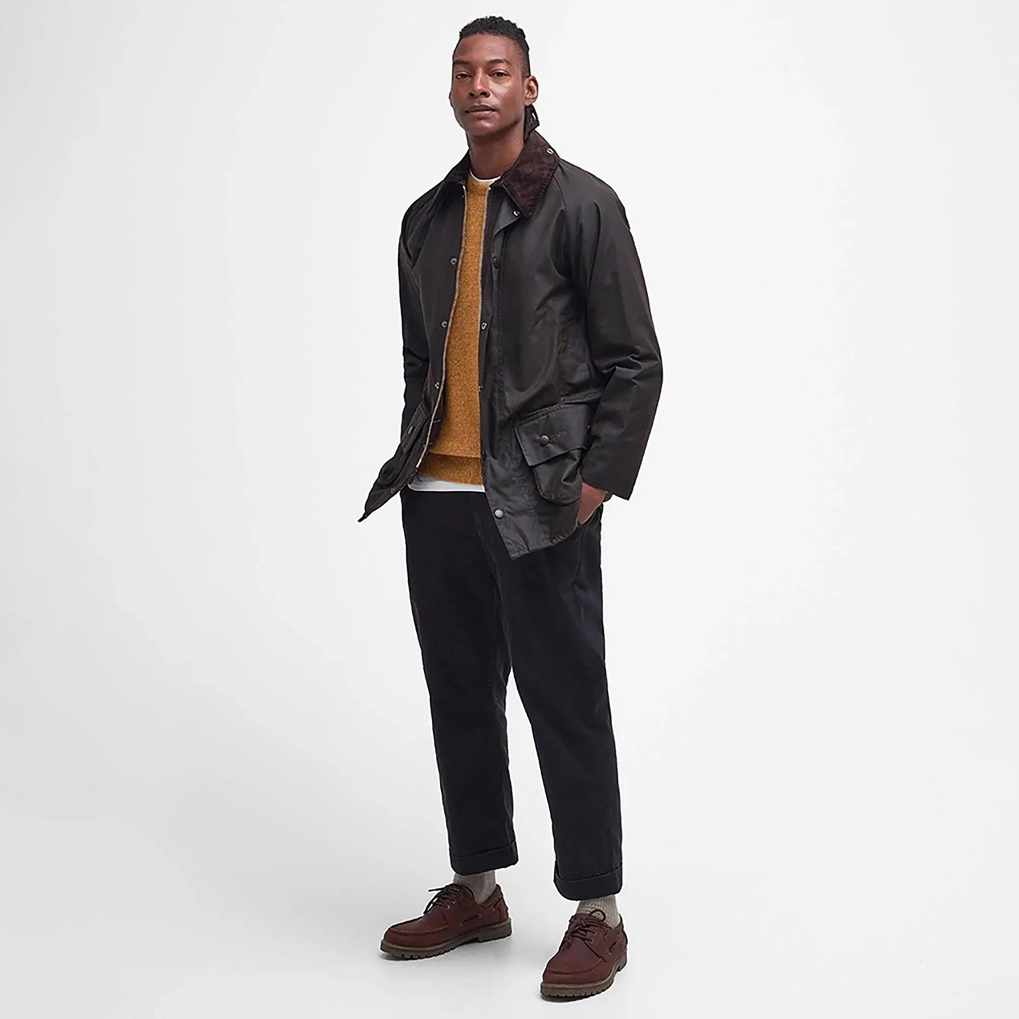 Product image 3 of 8 of Barbour Men's Classic Beaufort Waxed Jacket - Olive