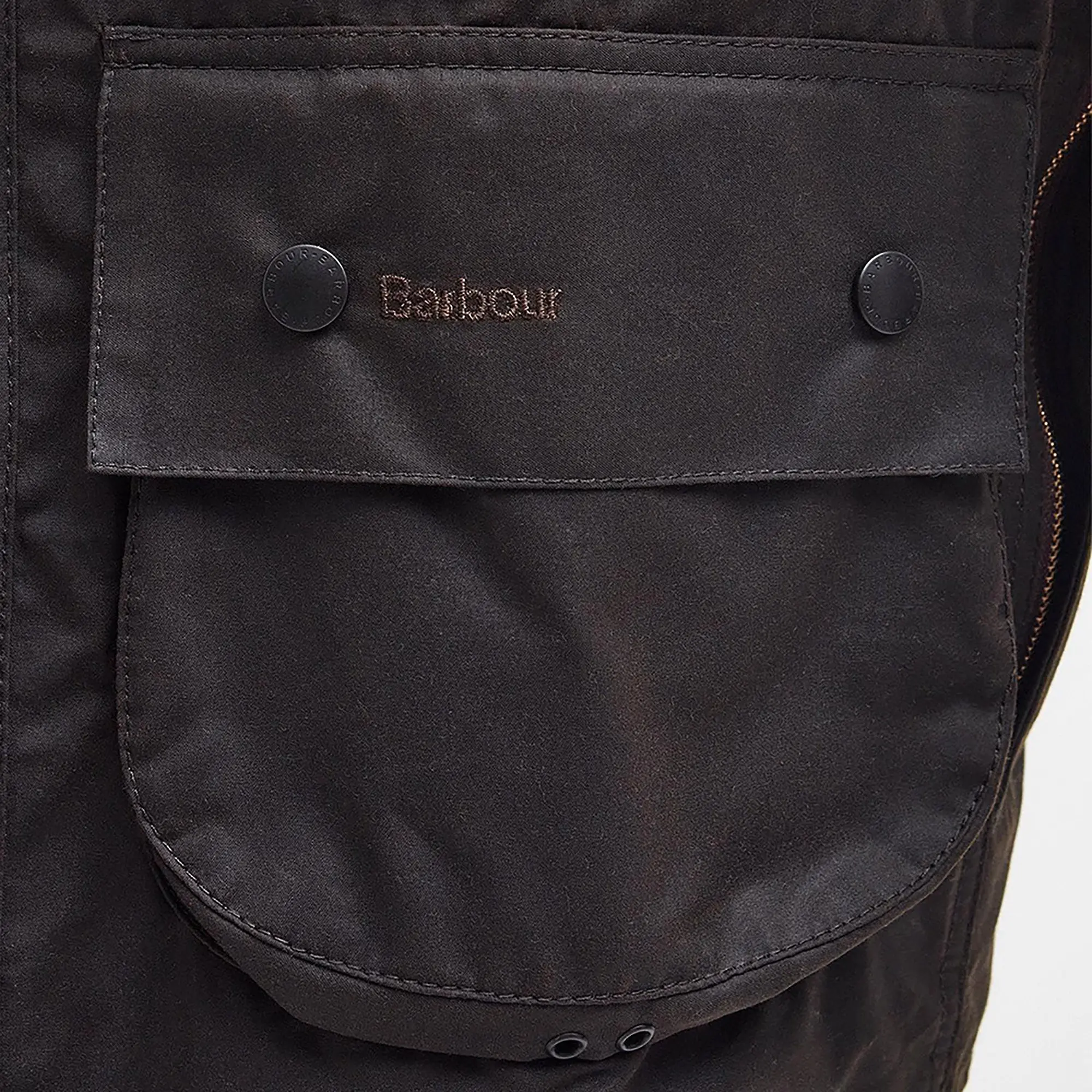 Product image 8 of 8 of Barbour Men's Classic Beaufort Waxed Jacket - Olive