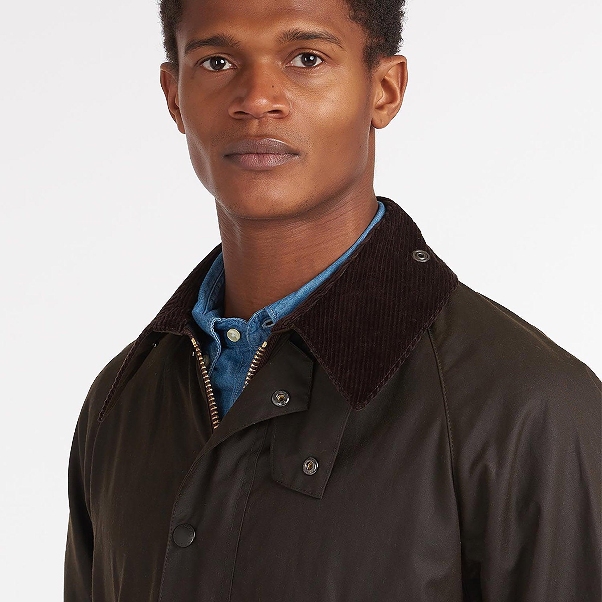 Barbour Men's Classic Bedale Waxed Jacket - Olive | British Attire