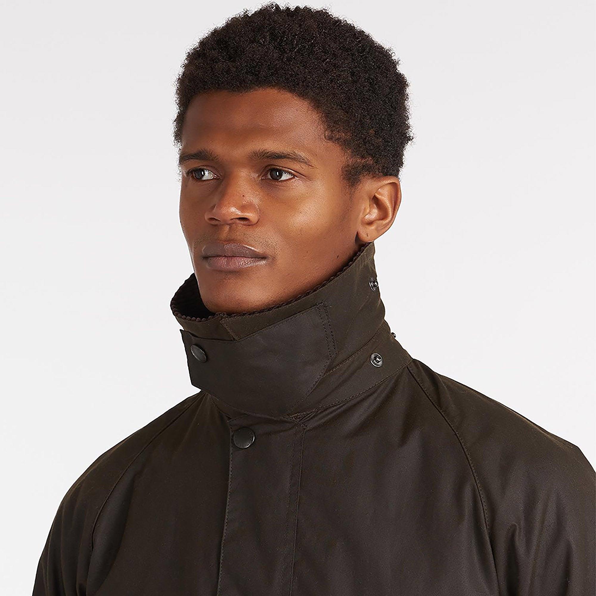 Barbour Men's Classic Bedale Waxed Jacket - Olive | British Attire