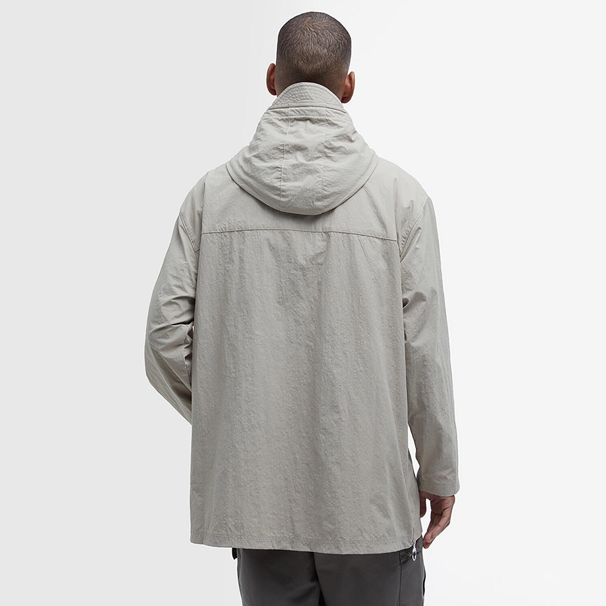 Barbour Men's Durham Hooded Overshirt - Concrete | British Attire