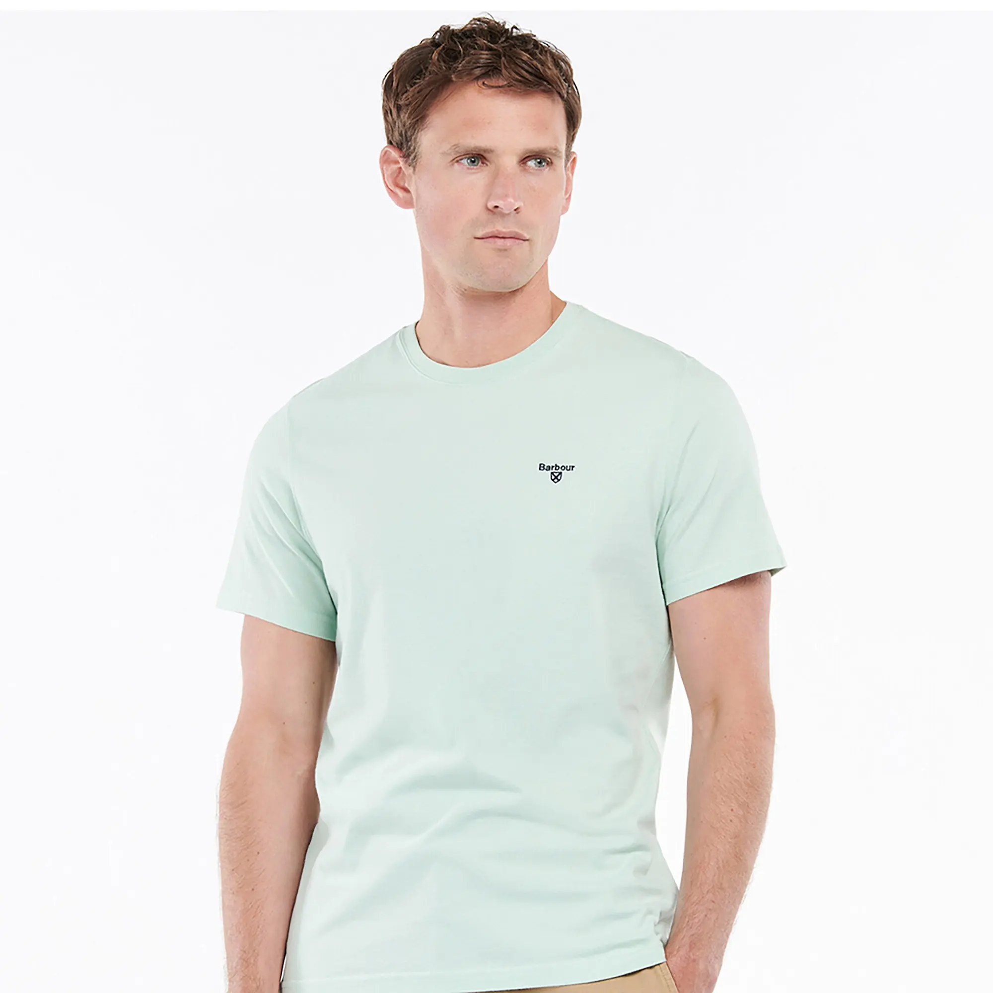 Product image 2 of 6 of Barbour Men's Essential Sports T-Shirt - Dusty Mint
