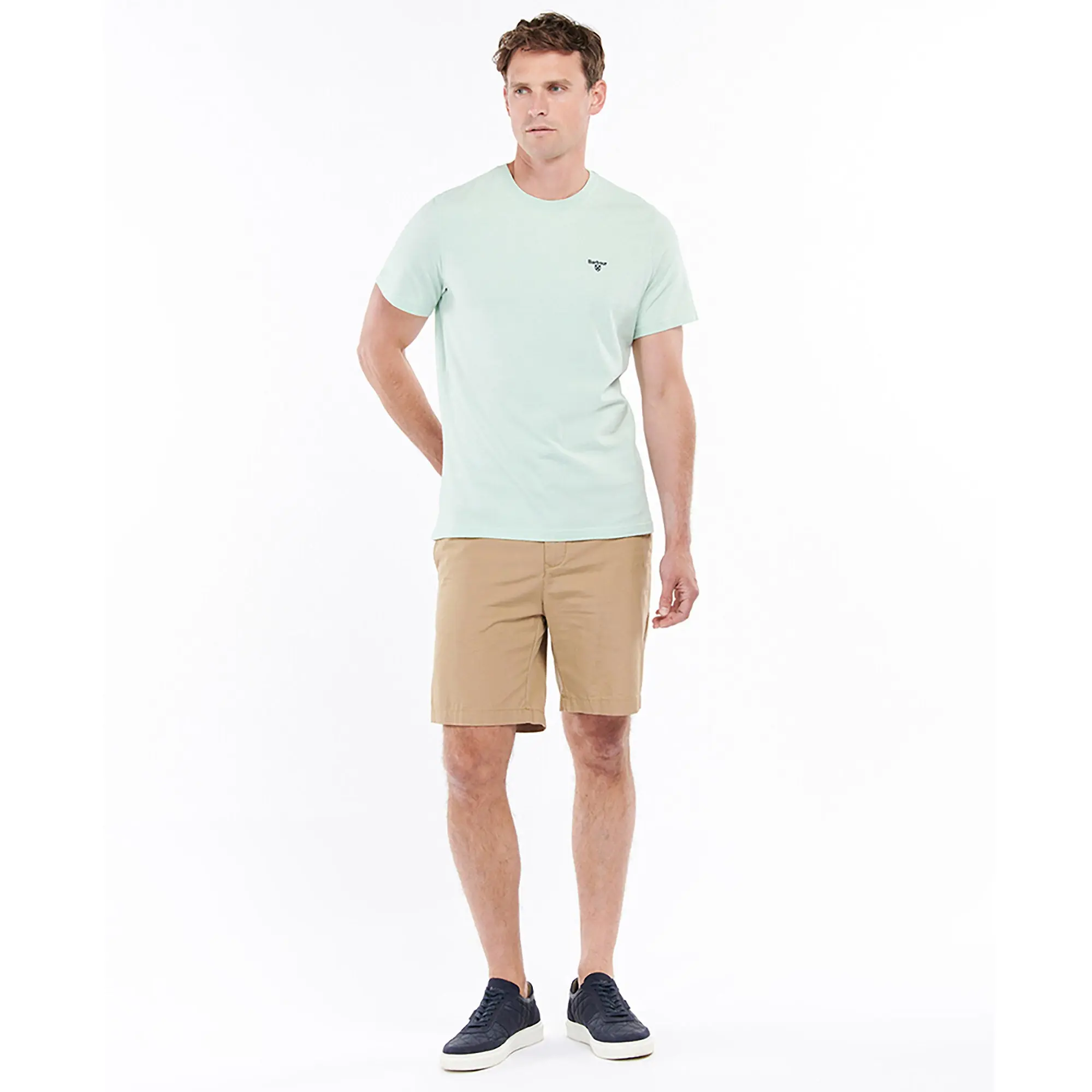 Product image 3 of 6 of Barbour Men's Essential Sports T-Shirt - Dusty Mint