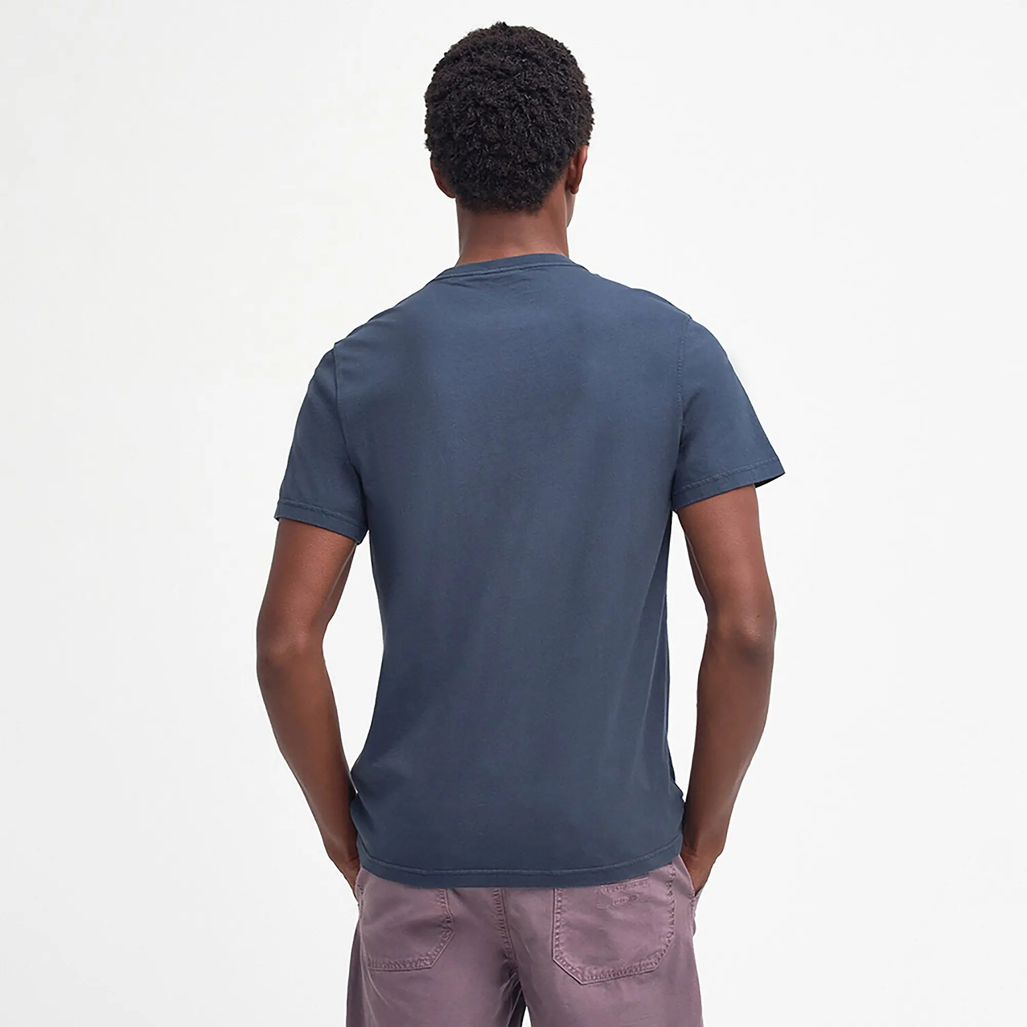 Product image 4 of 6 of Barbour Men's Hickling Tailored Fit T-Shirt - Navy