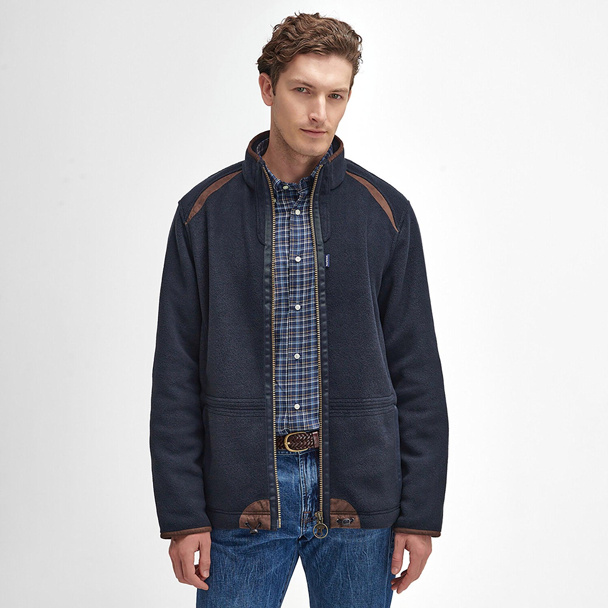 Barbour Men's Langdale Fleece Jacket - Navy | British Attire