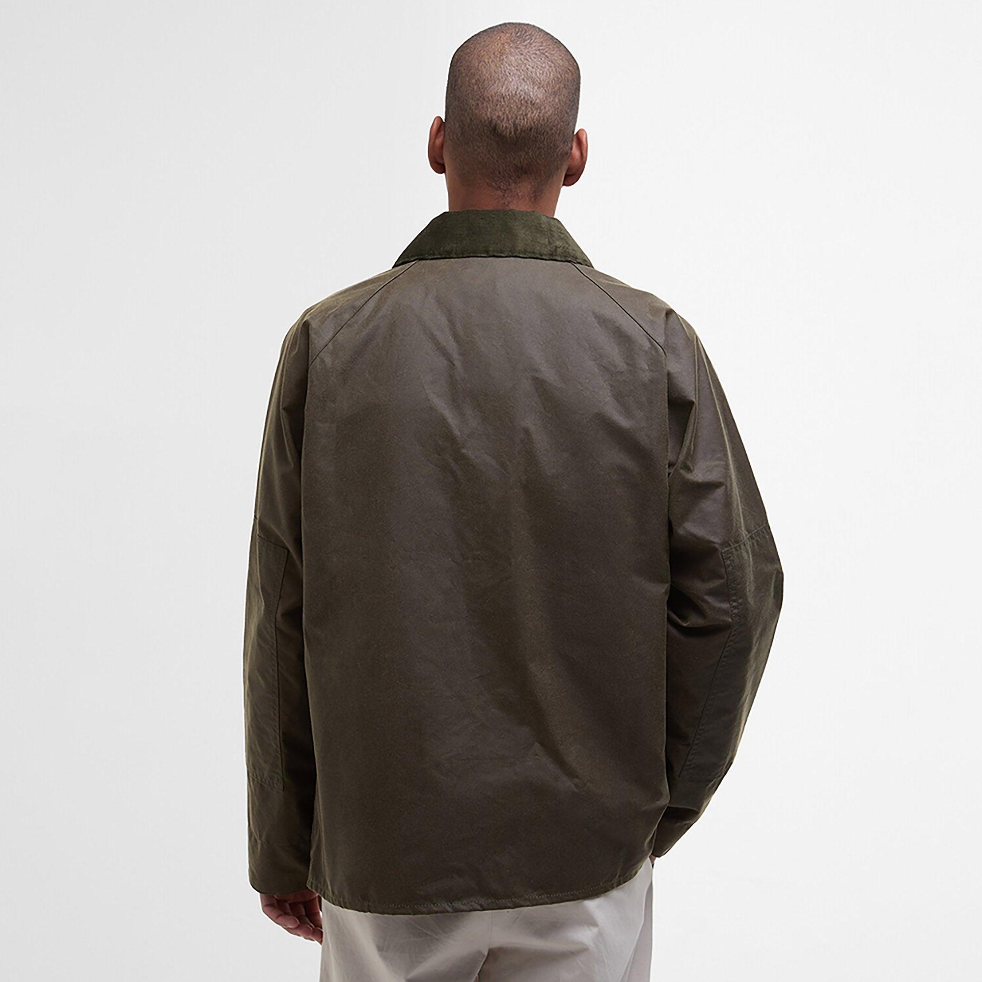 Barbour Men's Re-Engineered Short Bedale Wax Jacket - Beech