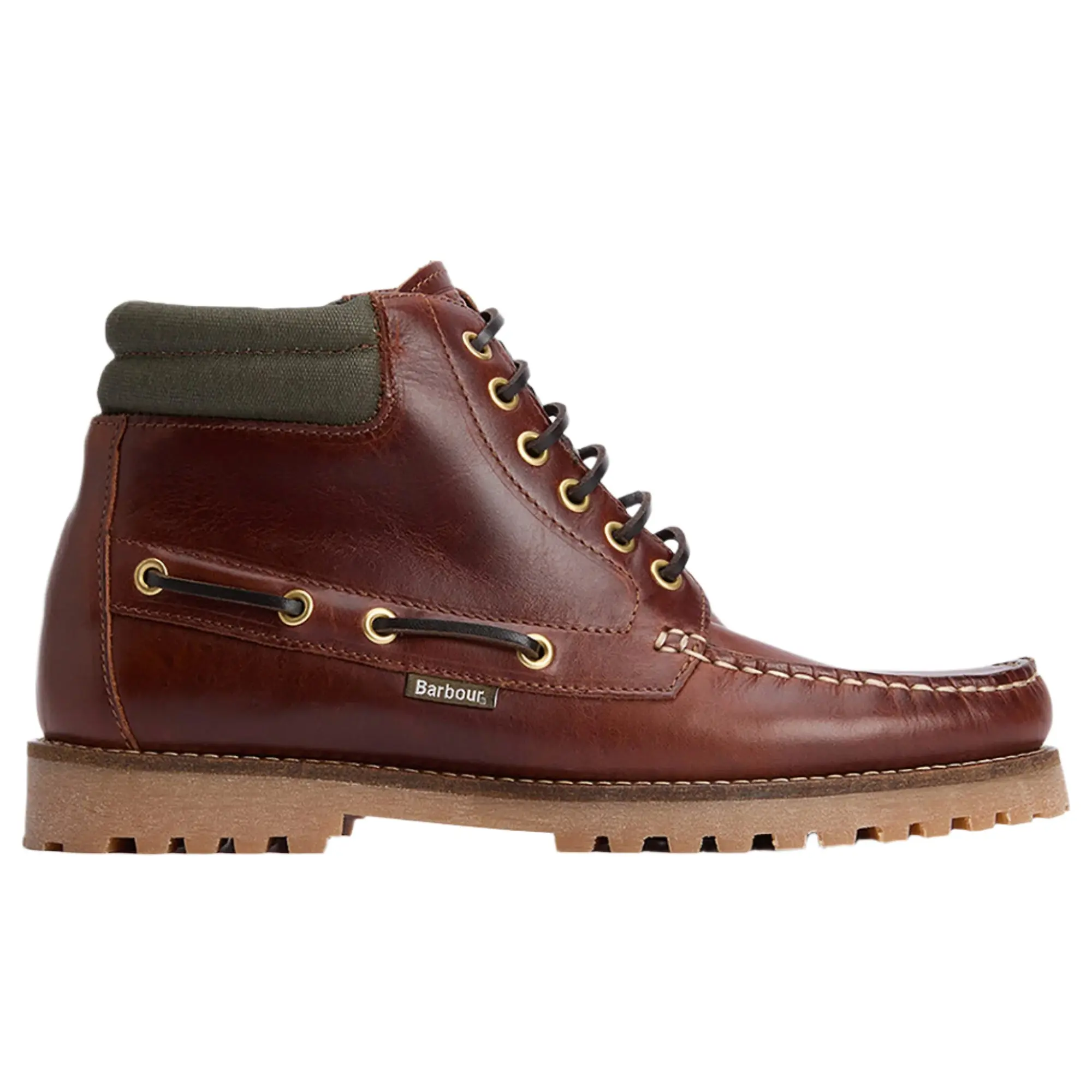 Product image 1 of 8 of Barbour Men's Tiller Moccasin Boots - Mahogany