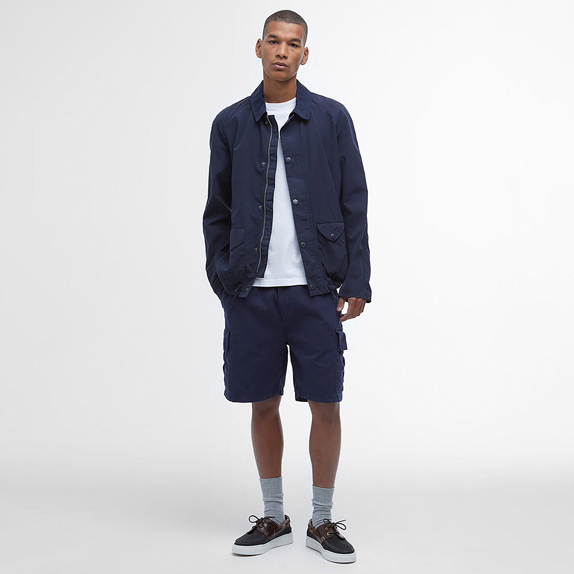 Barbour Men's Utility Casual Chore Jacket - Navy | British Attire