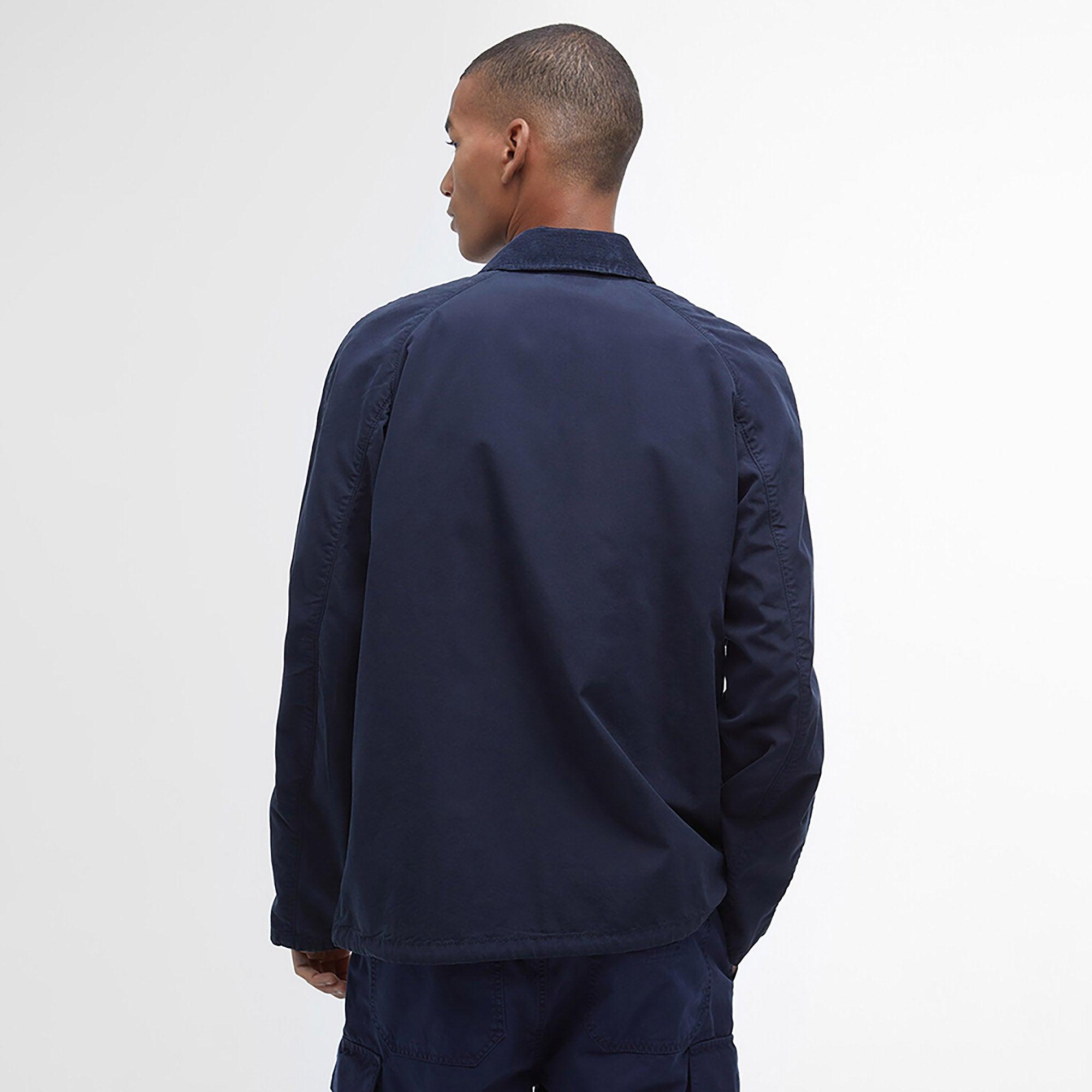 Barbour Men's Utility Casual Chore Jacket - Navy | British Attire