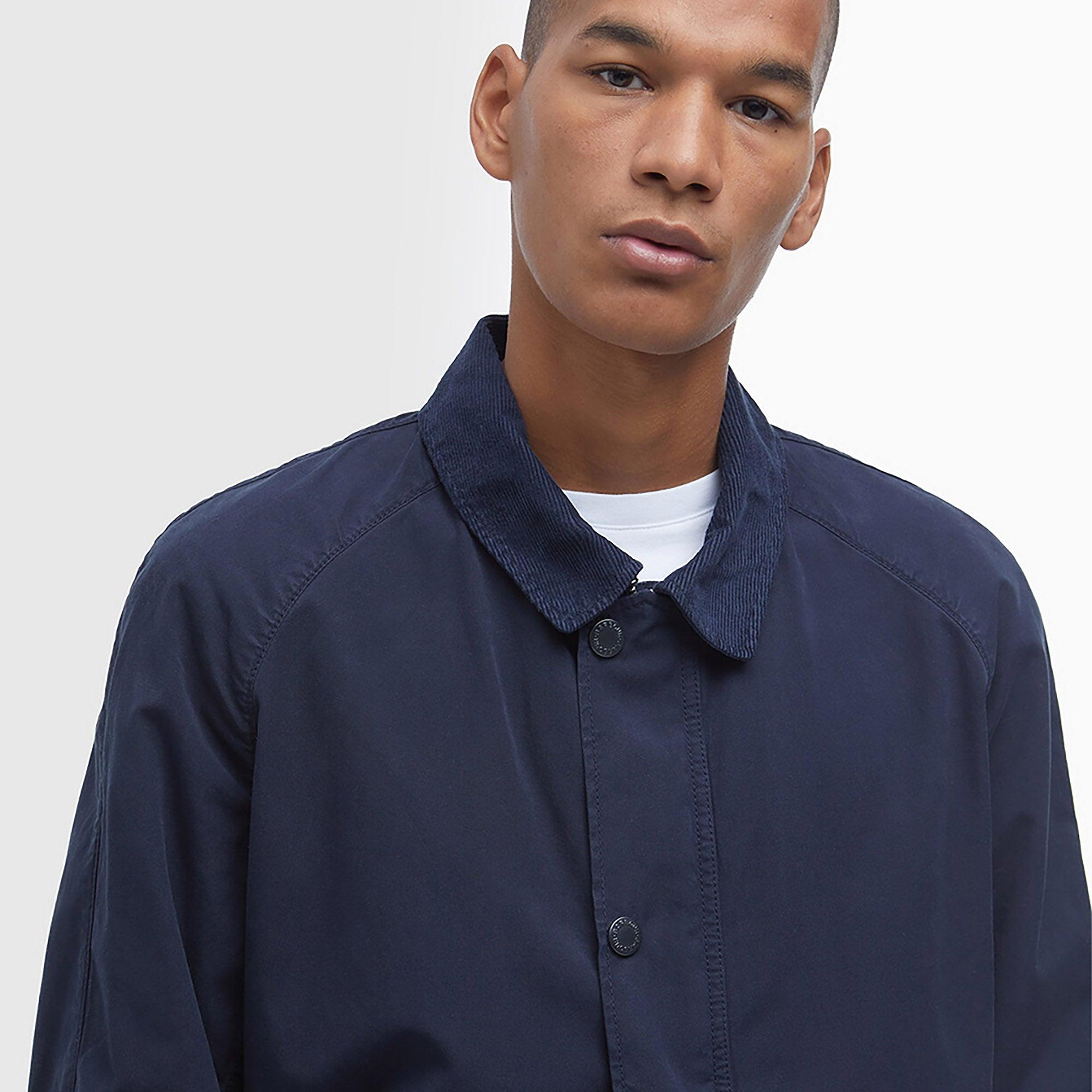 Barbour Men's Utility Casual Chore Jacket - Navy | British Attire