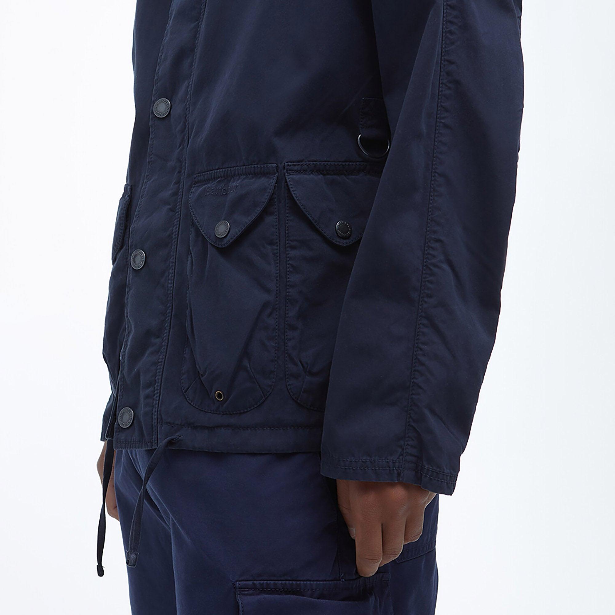 Barbour Men's Utility Casual Chore Jacket - Navy | British Attire