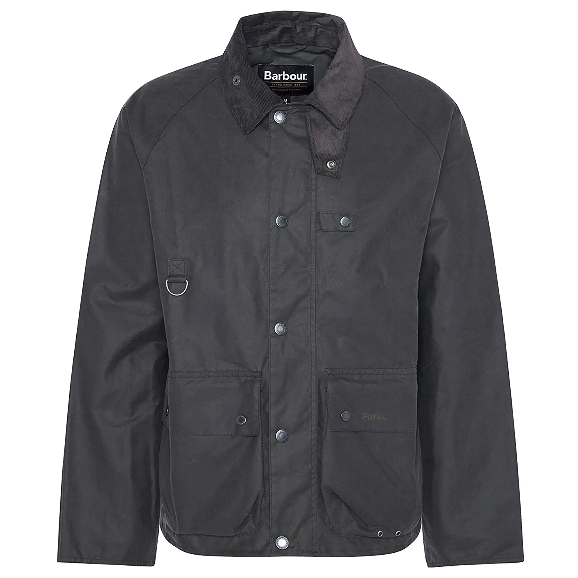 Product image 1 of 8 of Barbour Men's Utility Spey Wax Jacket - Charcoal