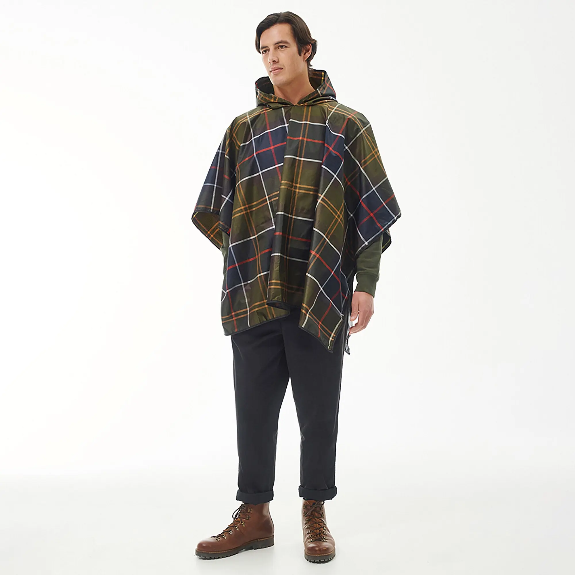 Product image 3 of 8 of Barbour Tartan Showerproof Poncho - Classic Tartan