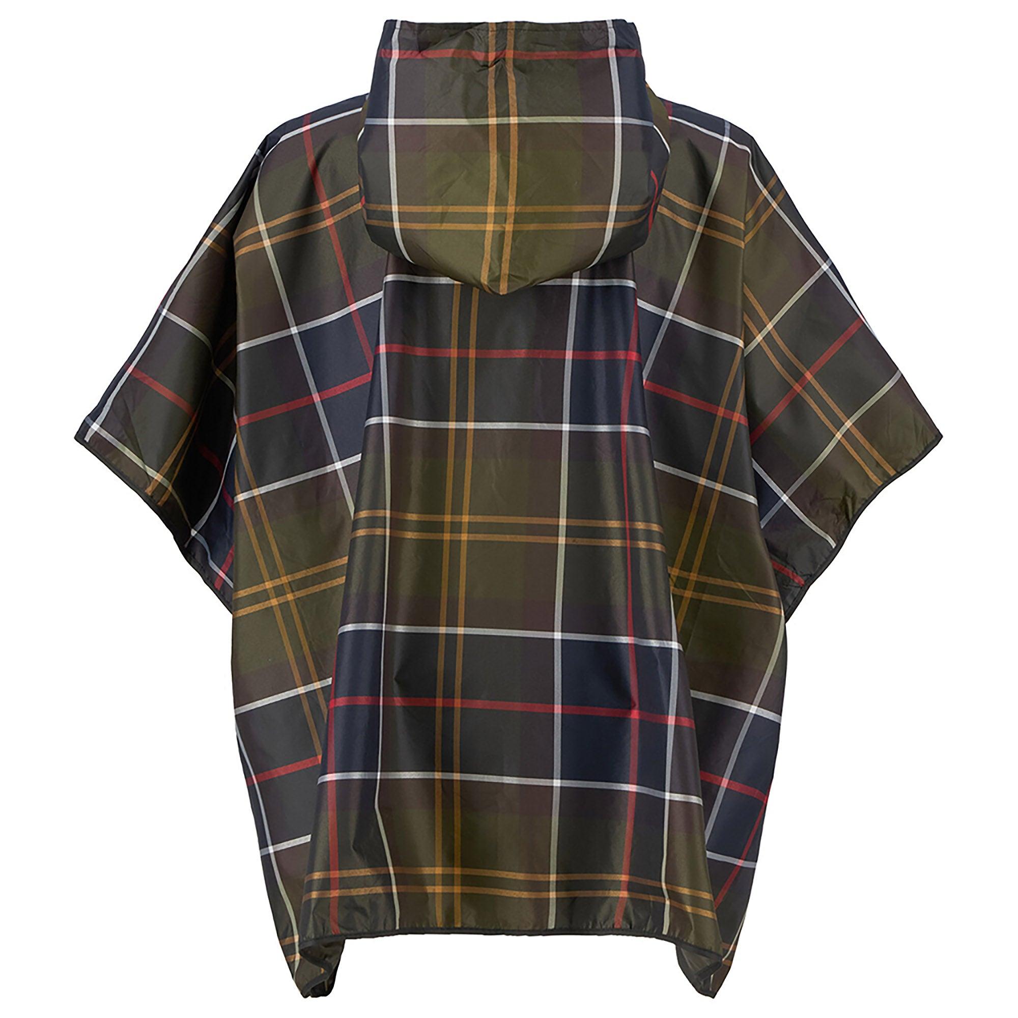 Barbour Tartan Showerproof Poncho - Classic Tartan | British Attire