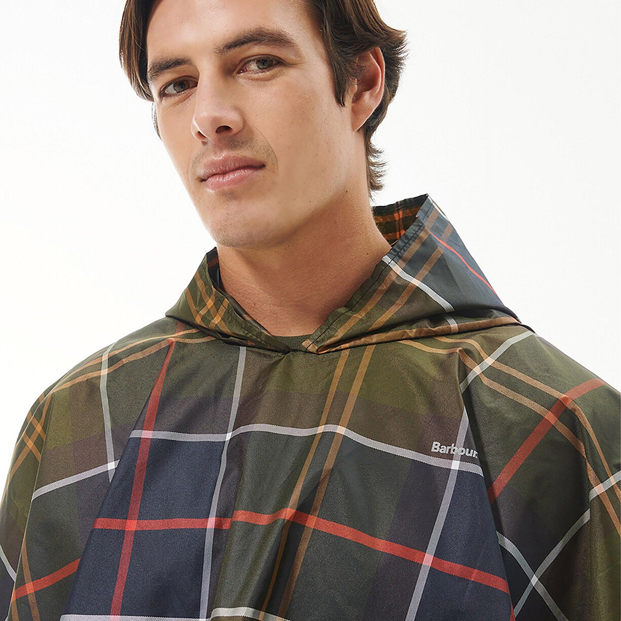 Barbour Tartan Showerproof Poncho - Classic Tartan | British Attire