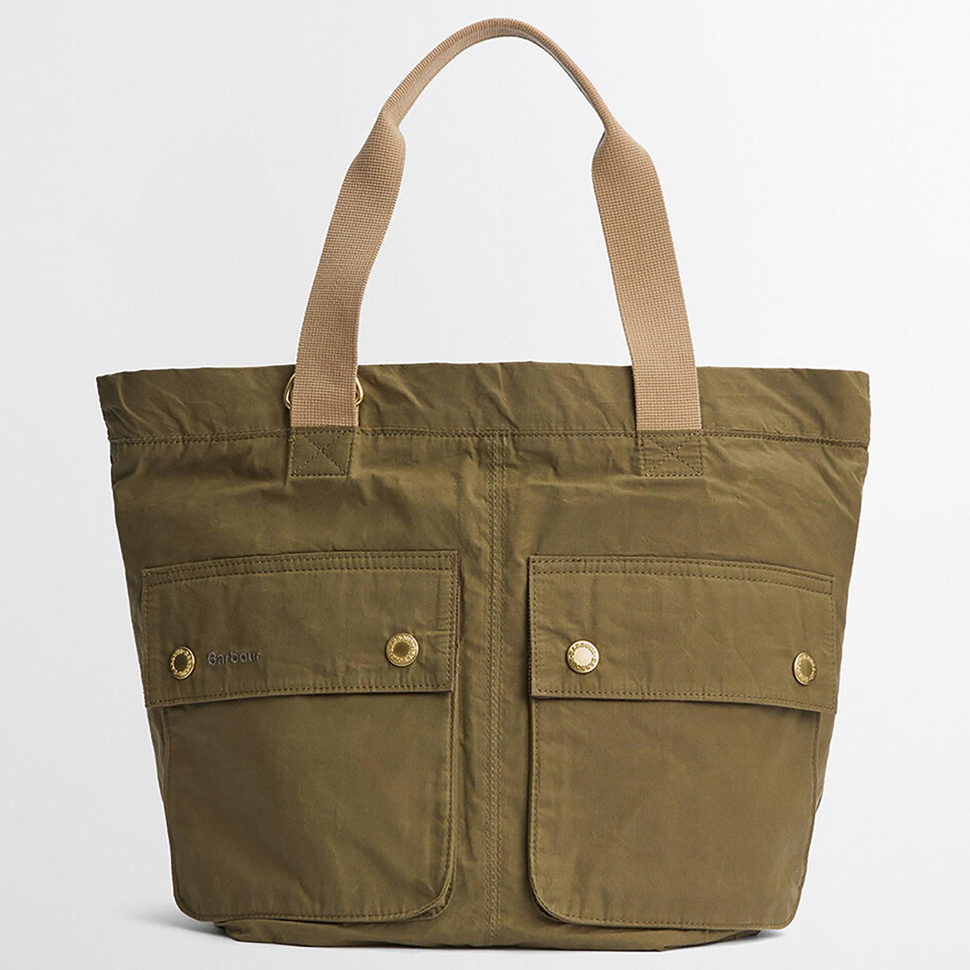 Barbour Transport Carry All Tote Bag - Dusky Green | British Attire