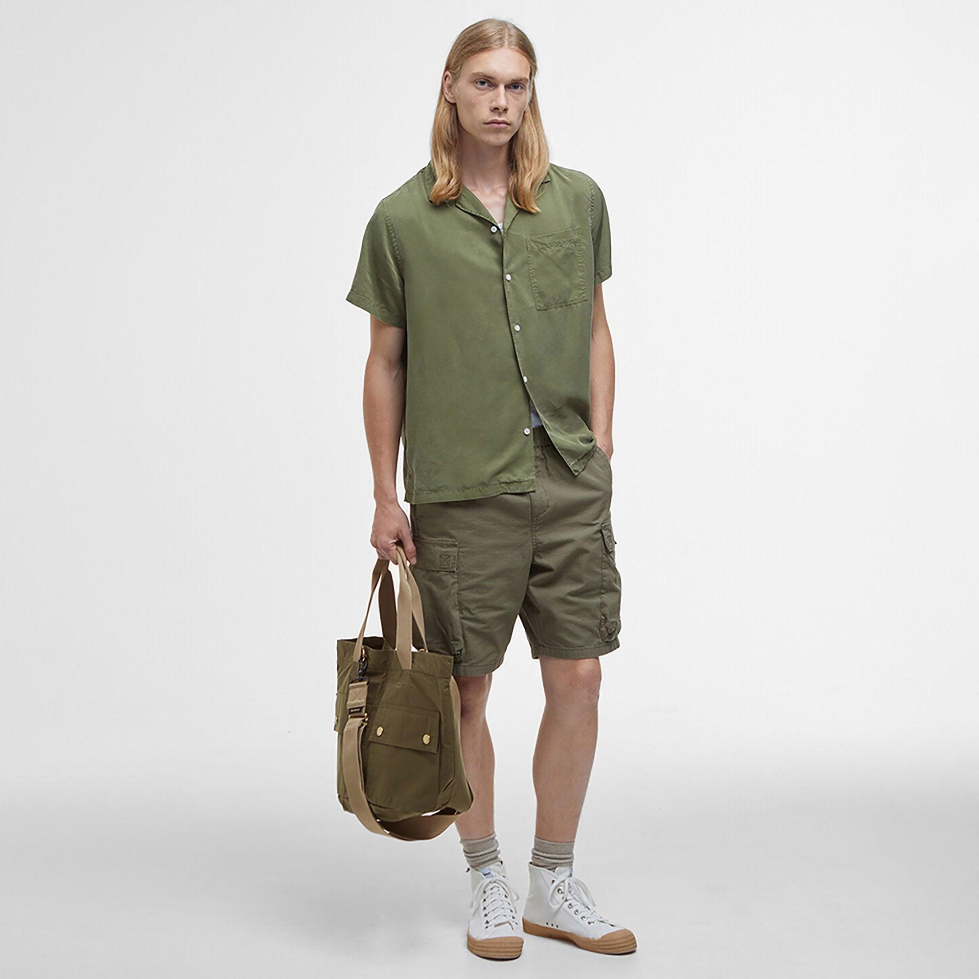 Barbour Transport Carry All Tote Bag - Dusky Green | British Attire