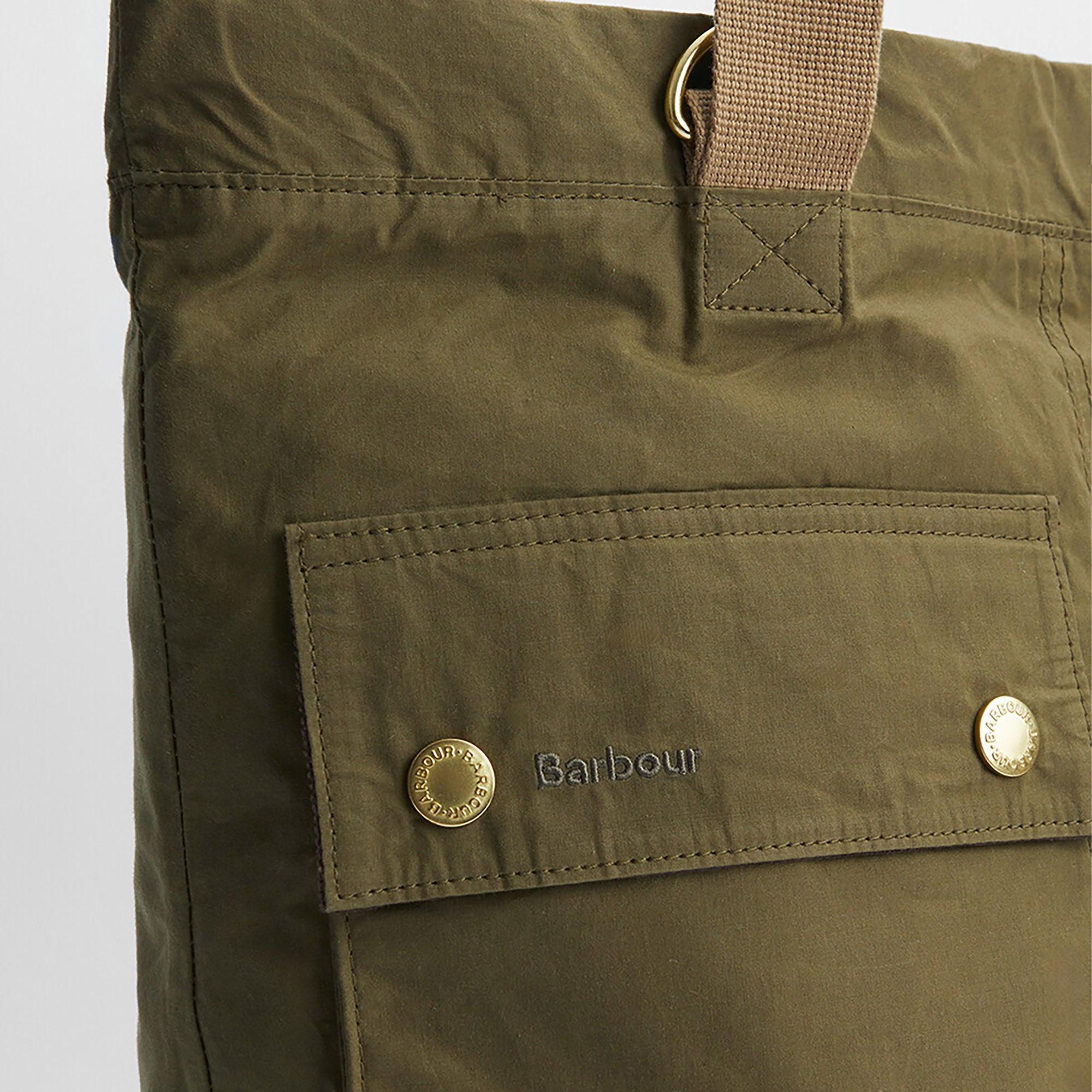 Barbour Transport Carry All Tote Bag - Dusky Green | British Attire
