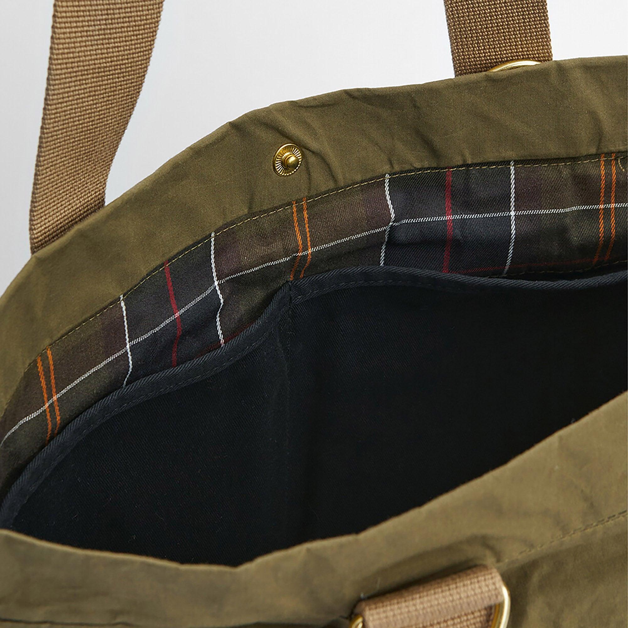 Barbour Transport Carry All Tote Bag - Dusky Green | British Attire