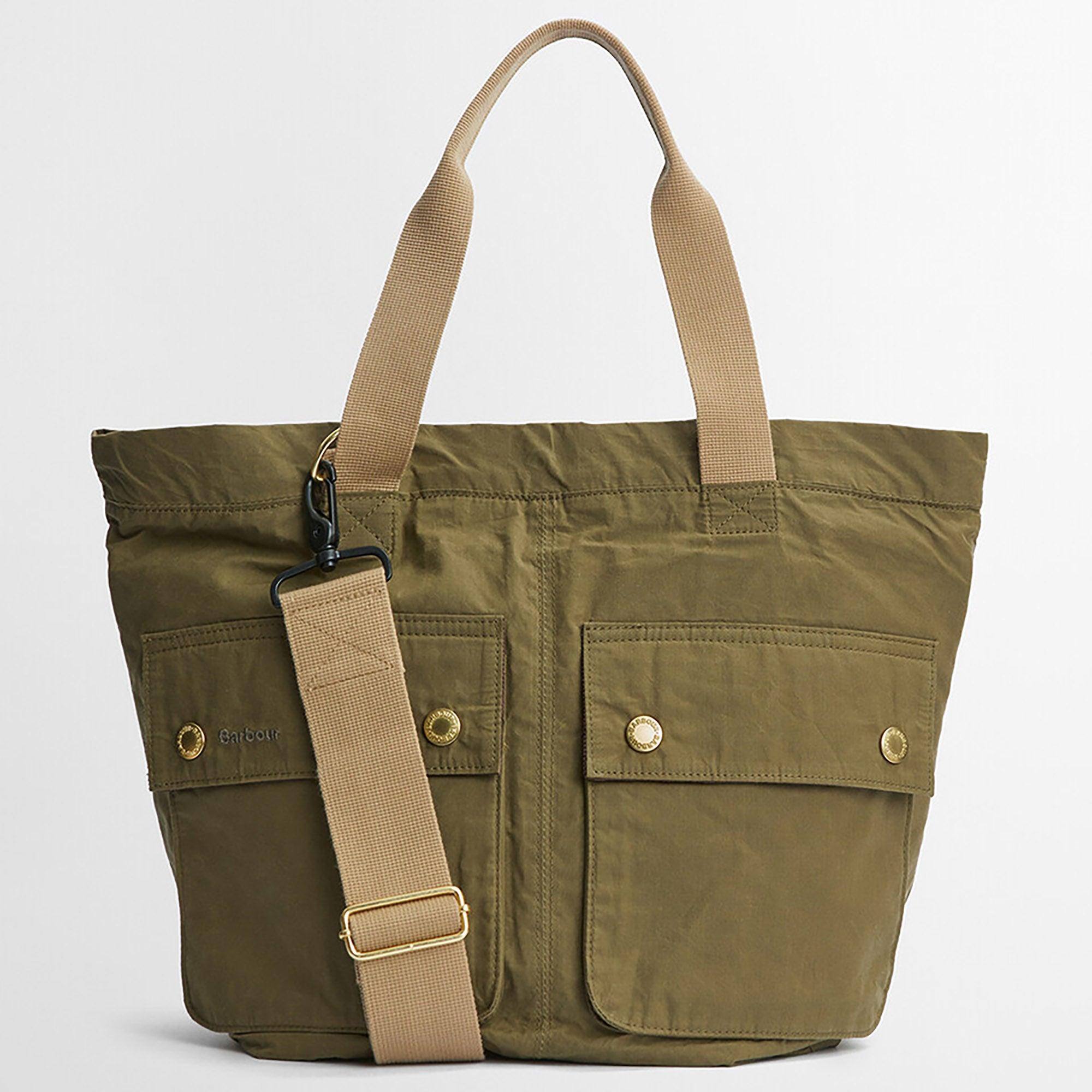 Barbour Transport Carry All Tote Bag - Dusky Green | British Attire