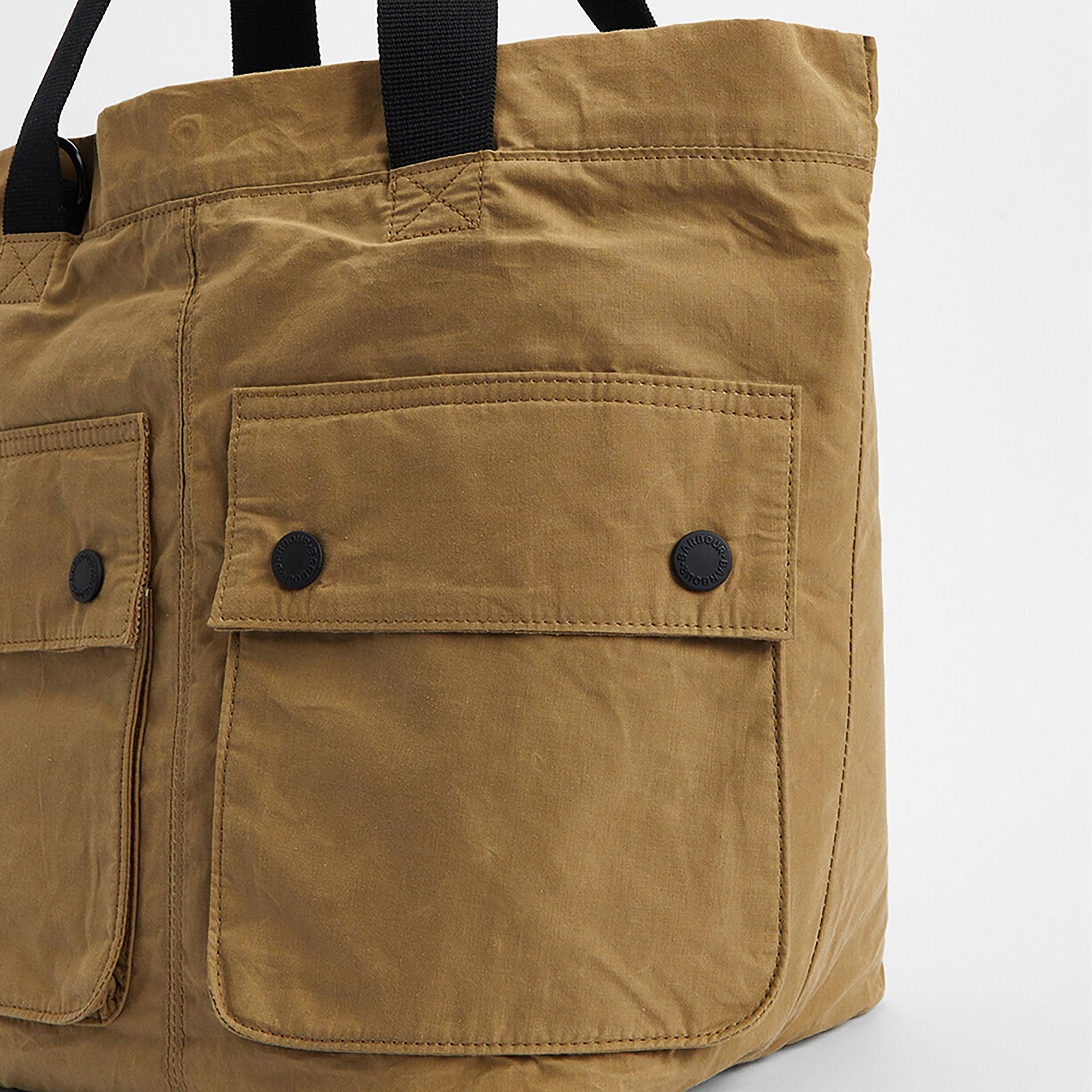 Barbour Transport Carry All Tote Bag - Golden Khaki | British Attire