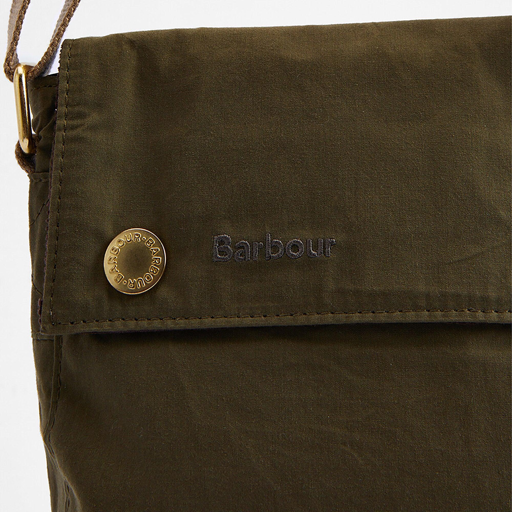Barbour Transport Crossbody Bag - Dusky Green | British Attire