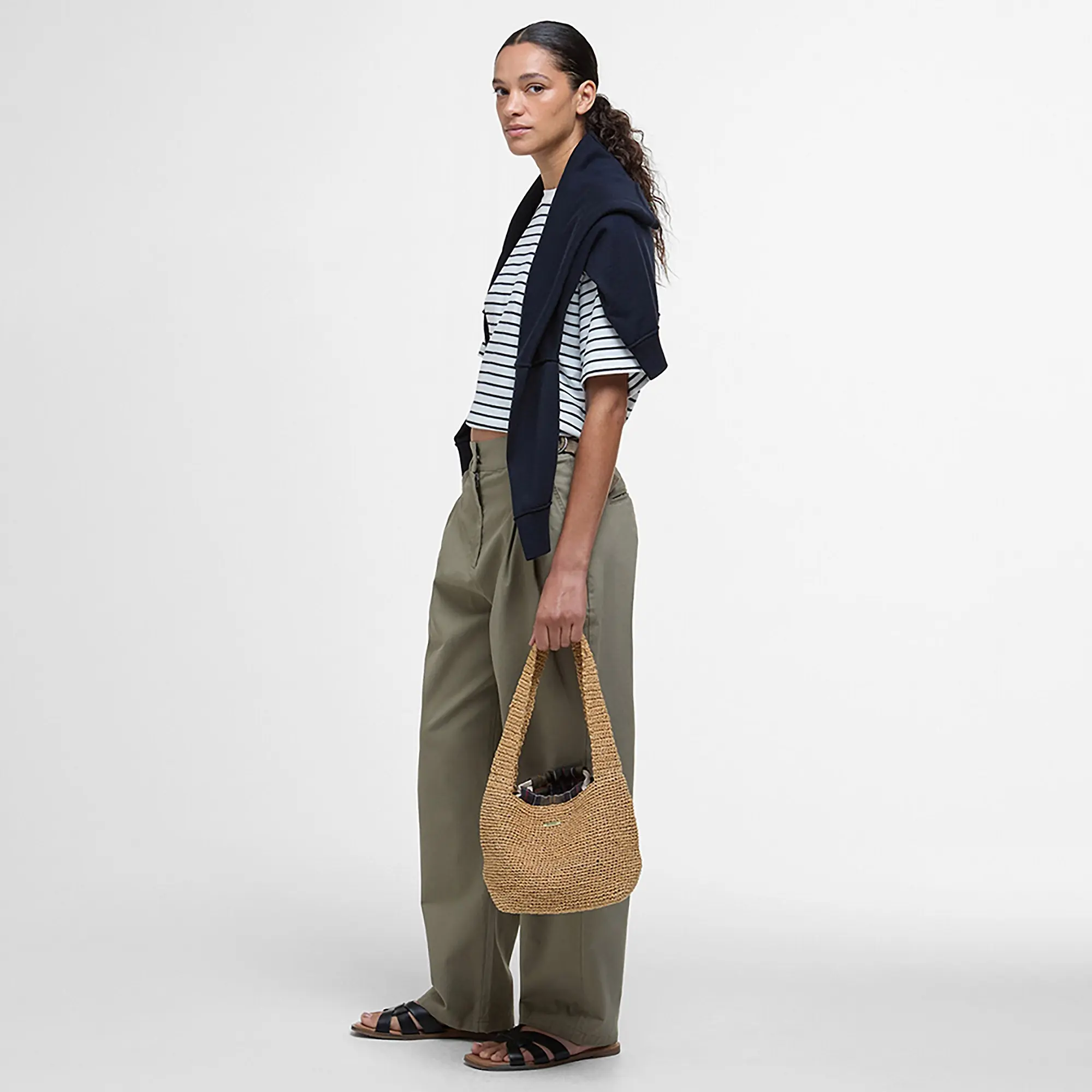Product image 2 of 6 of Barbour Women's Amber Trousers - Dusky Green