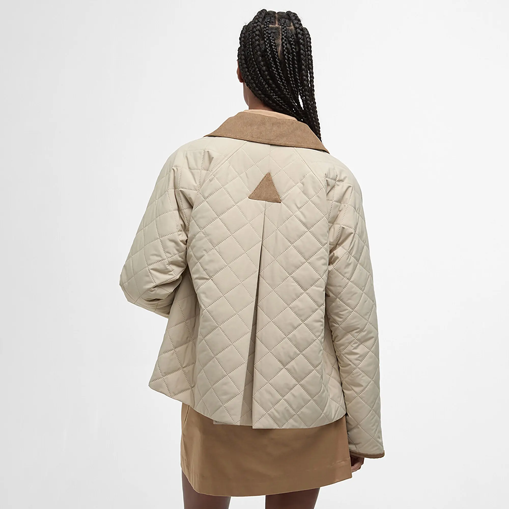 Product image 4 of 7 of Barbour Women's Anise Quilted Jacket - Light Sand/Ancient Tartan