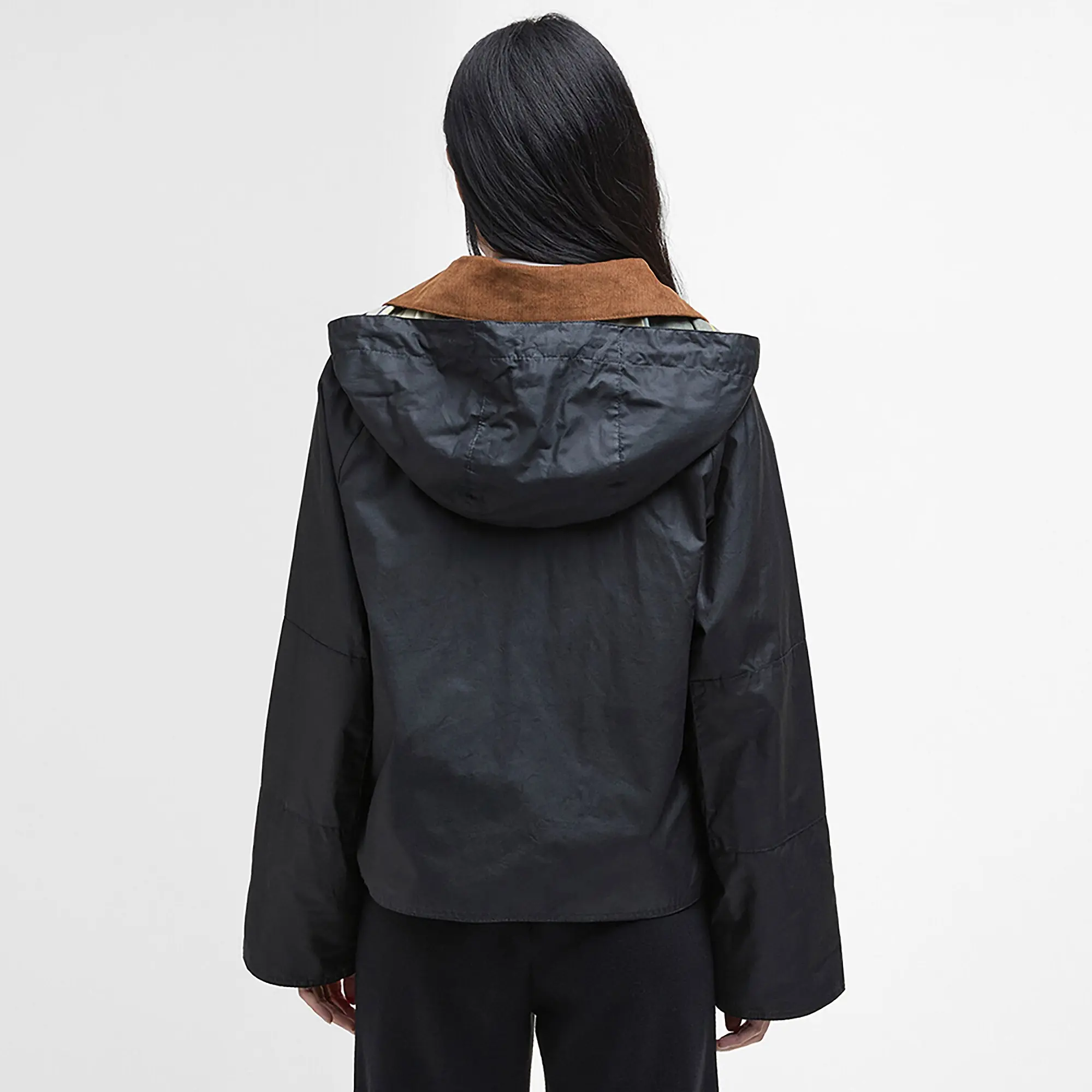 Product image 4 of 7 of Barbour Women's Erma Wax Jacket - Black/Ancient Tartan