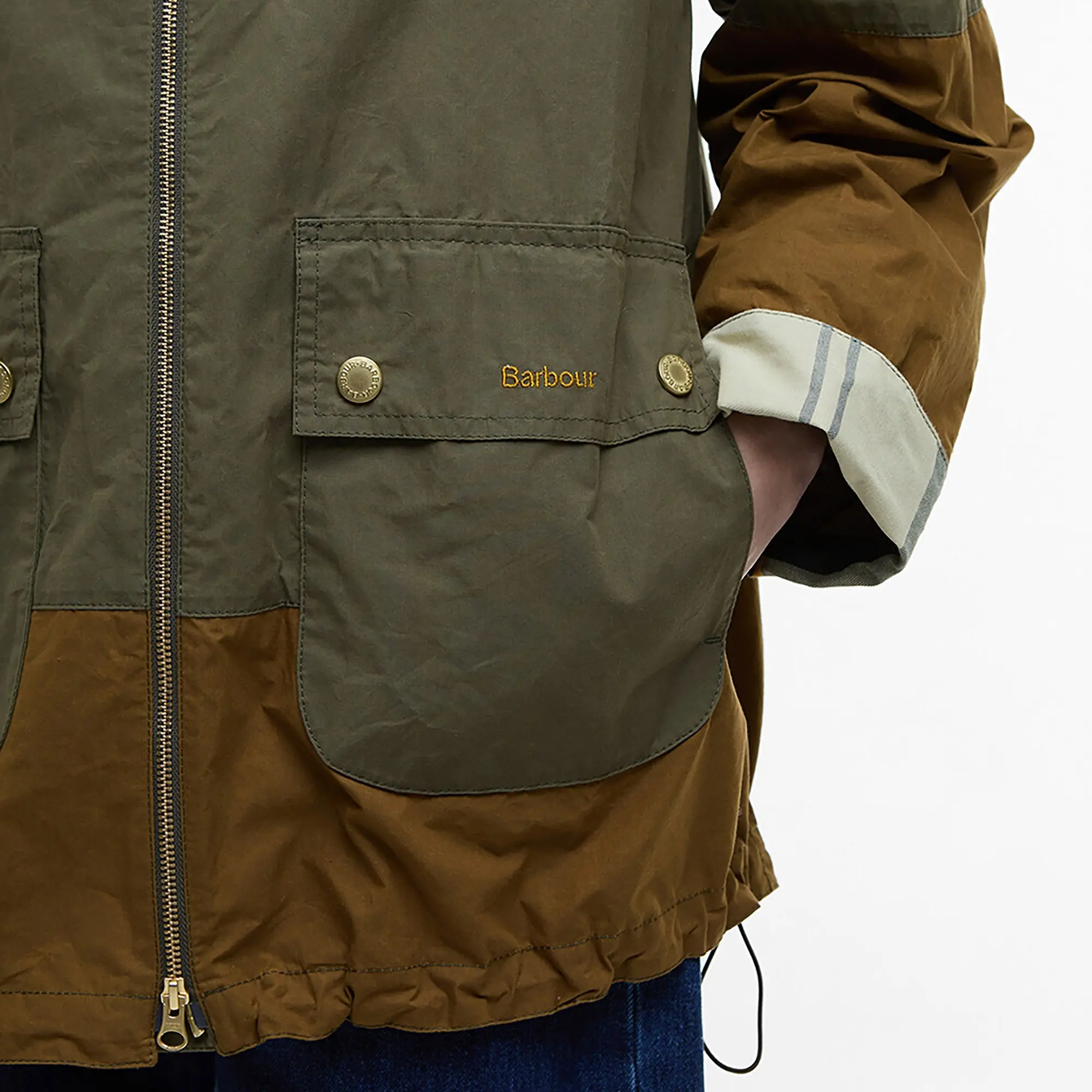 Product image 6 of 6 of Barbour Women's Hayley Showerproof Jacket - Dusky Green/Ancient Tartan