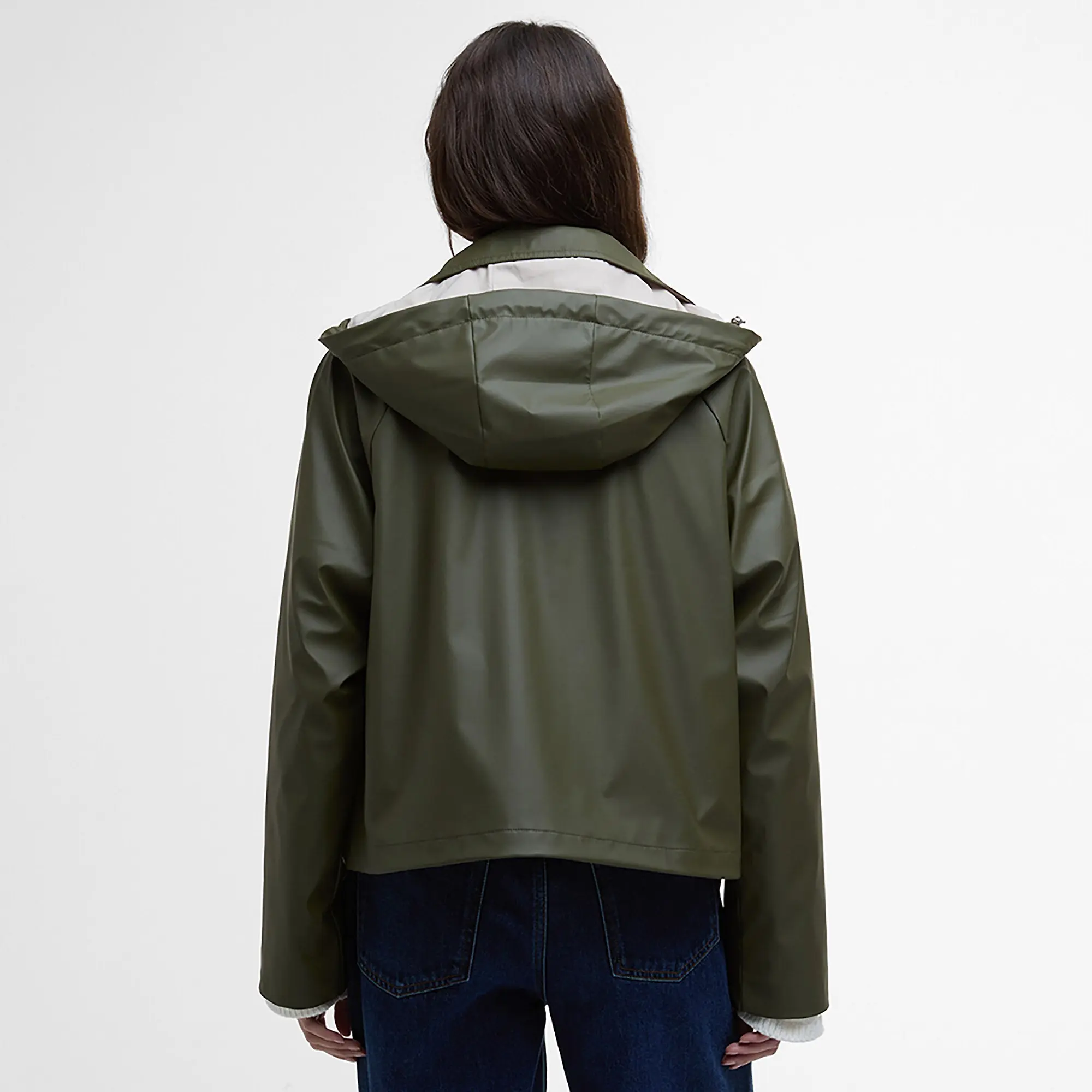Product image 4 of 7 of Barbour Women's June Showerproof Jacket - Deep Olive